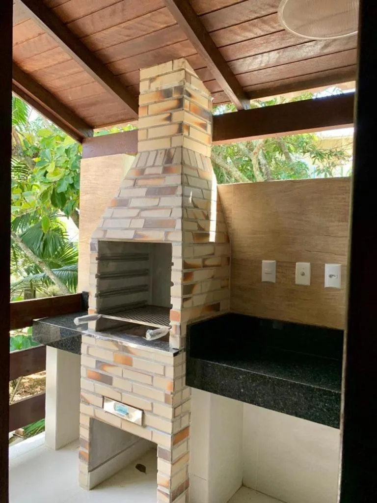 BBQ facilities in Pousada Solar dos Girassóis