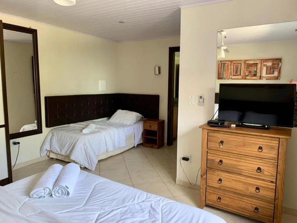 Bed in Pousada Solar dos Girassóis