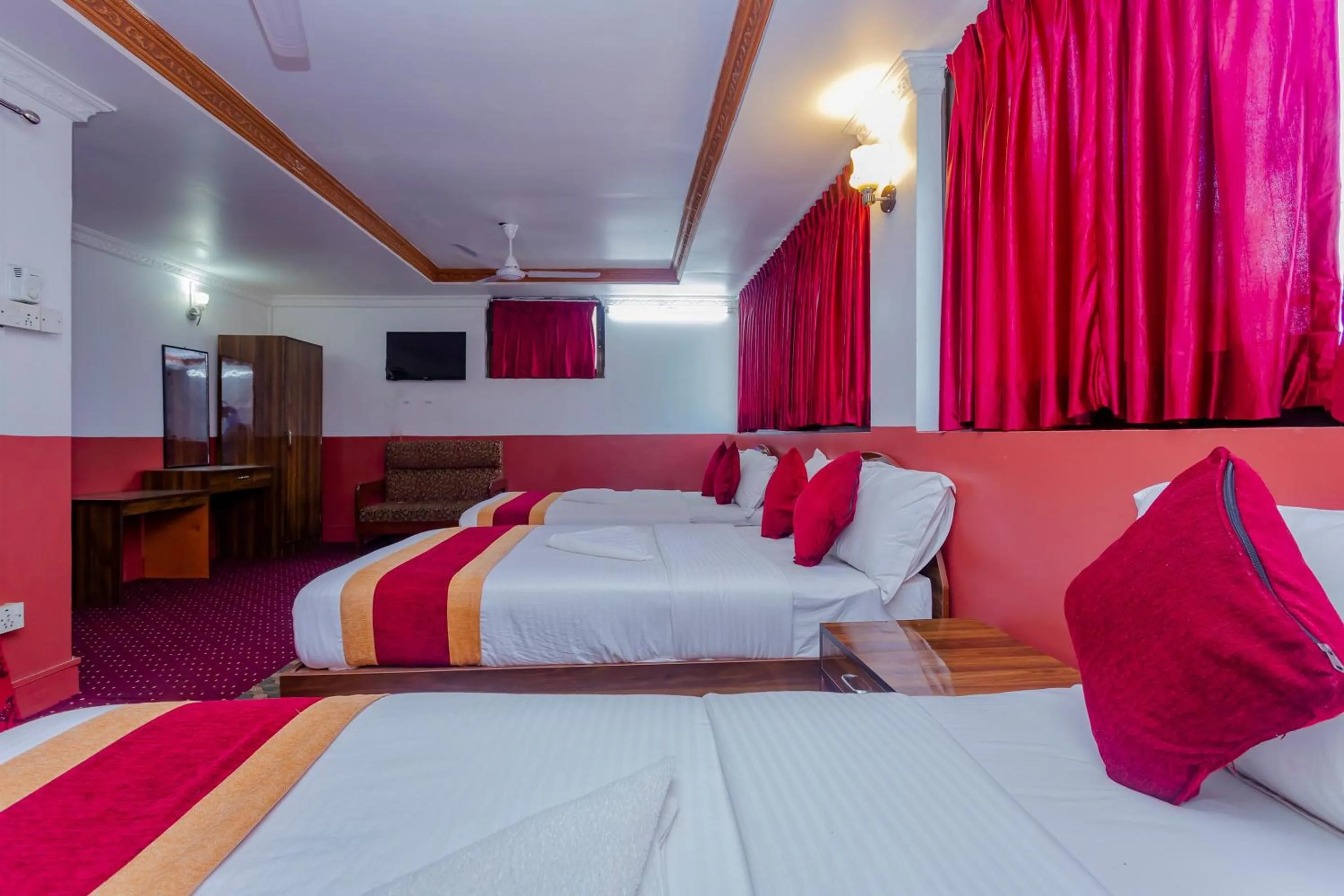 Bedroom in OYO 797 Hotel Aakansh