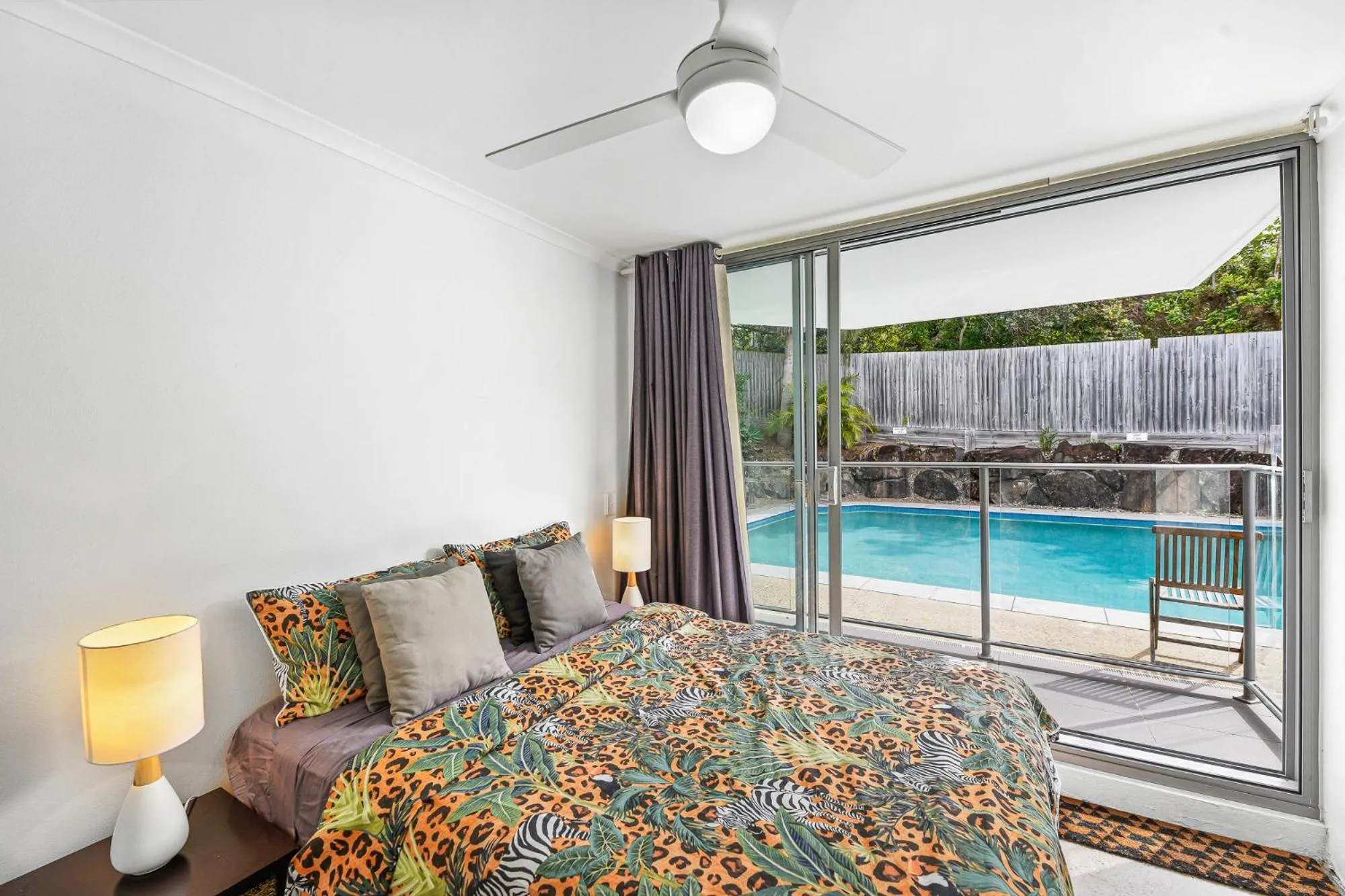 Bedroom, Bed in Moments from the Beach, Sunrise Beach
