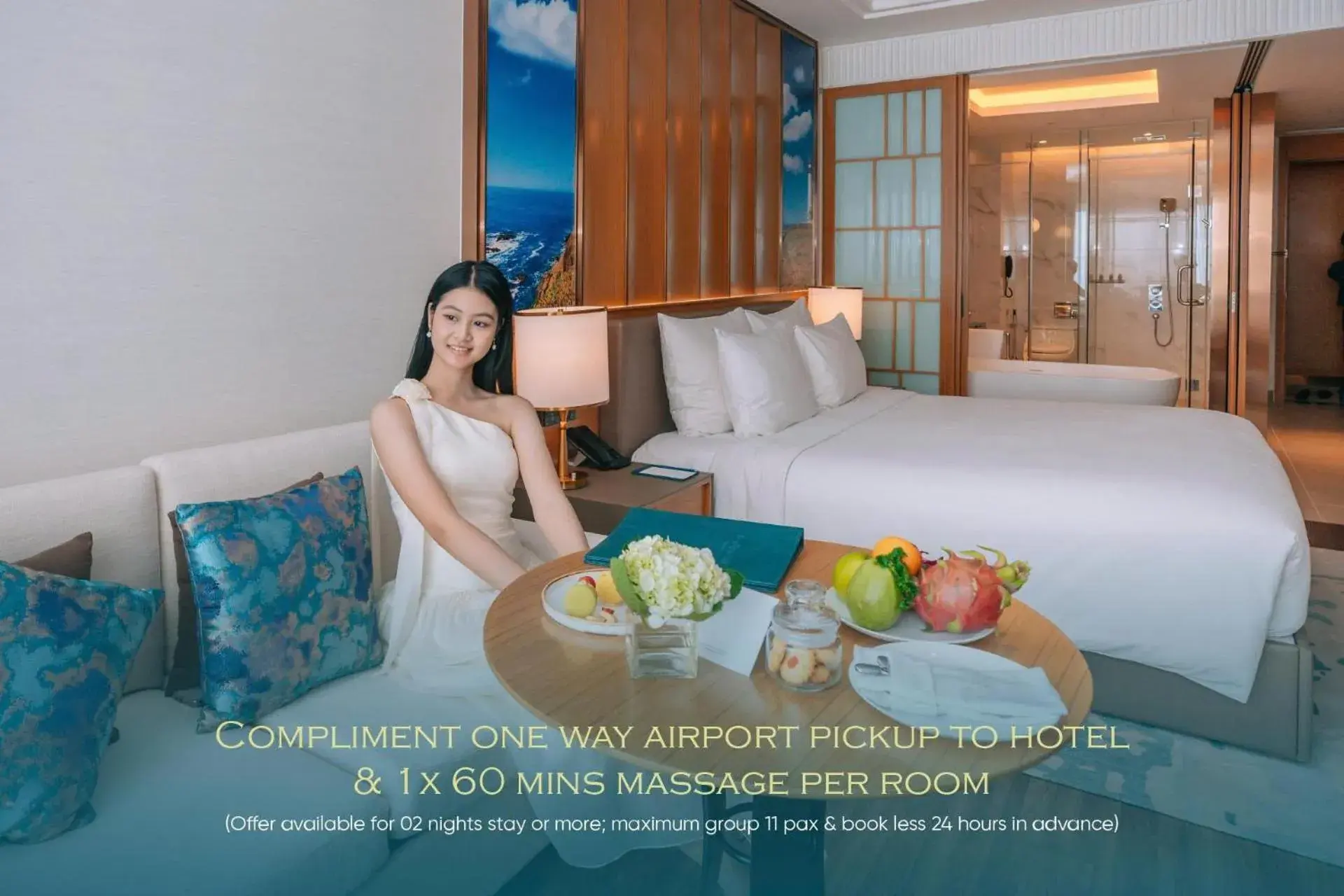 Bedroom, Bed in Grand Hyams Hotel - Quy Nhon Beach Bedroom, Bed in Grand Hyams Hotel - Quy Nhon Beach