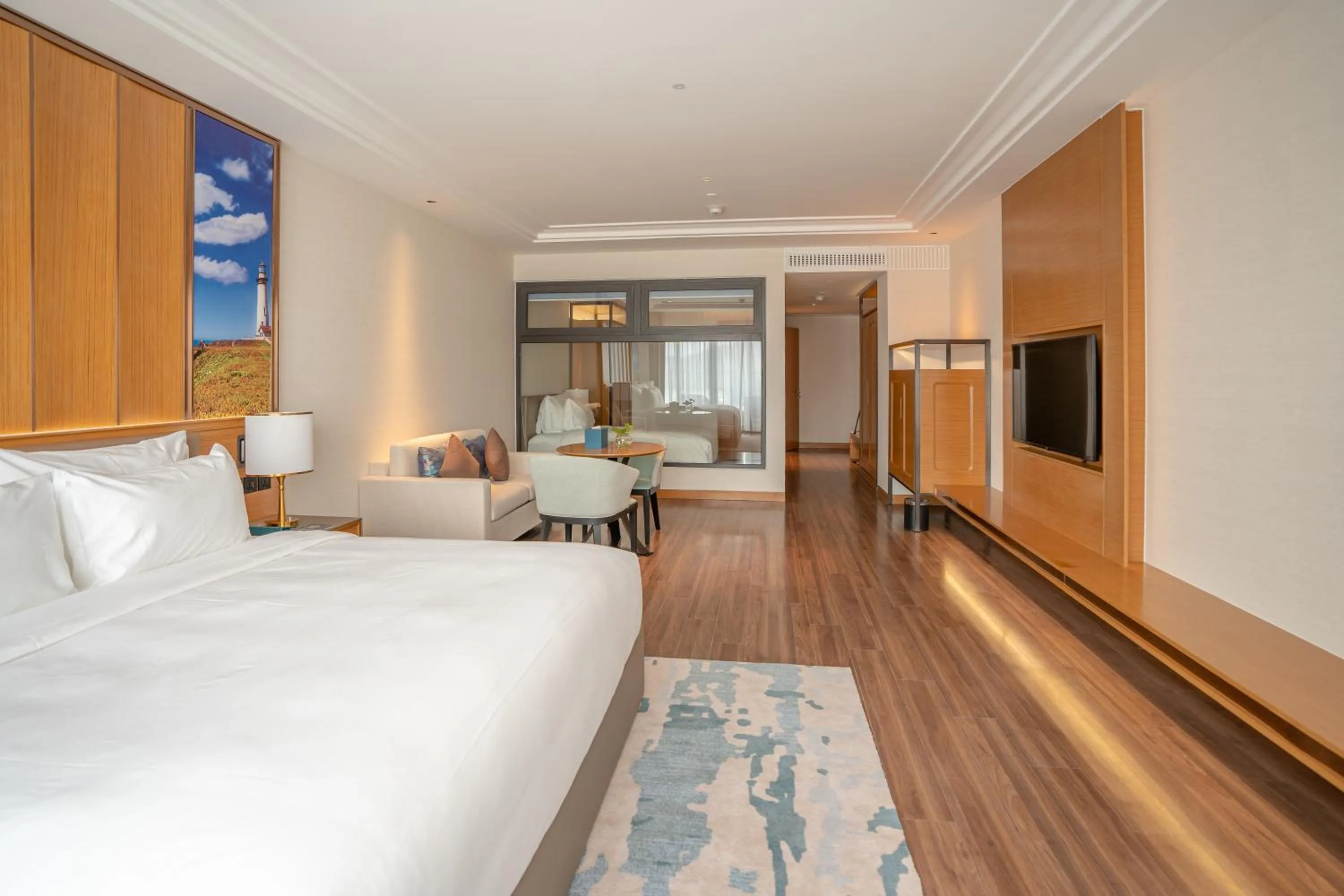 View (from property/room), Bed in Grand Hyams Hotel - Quy Nhon Beach