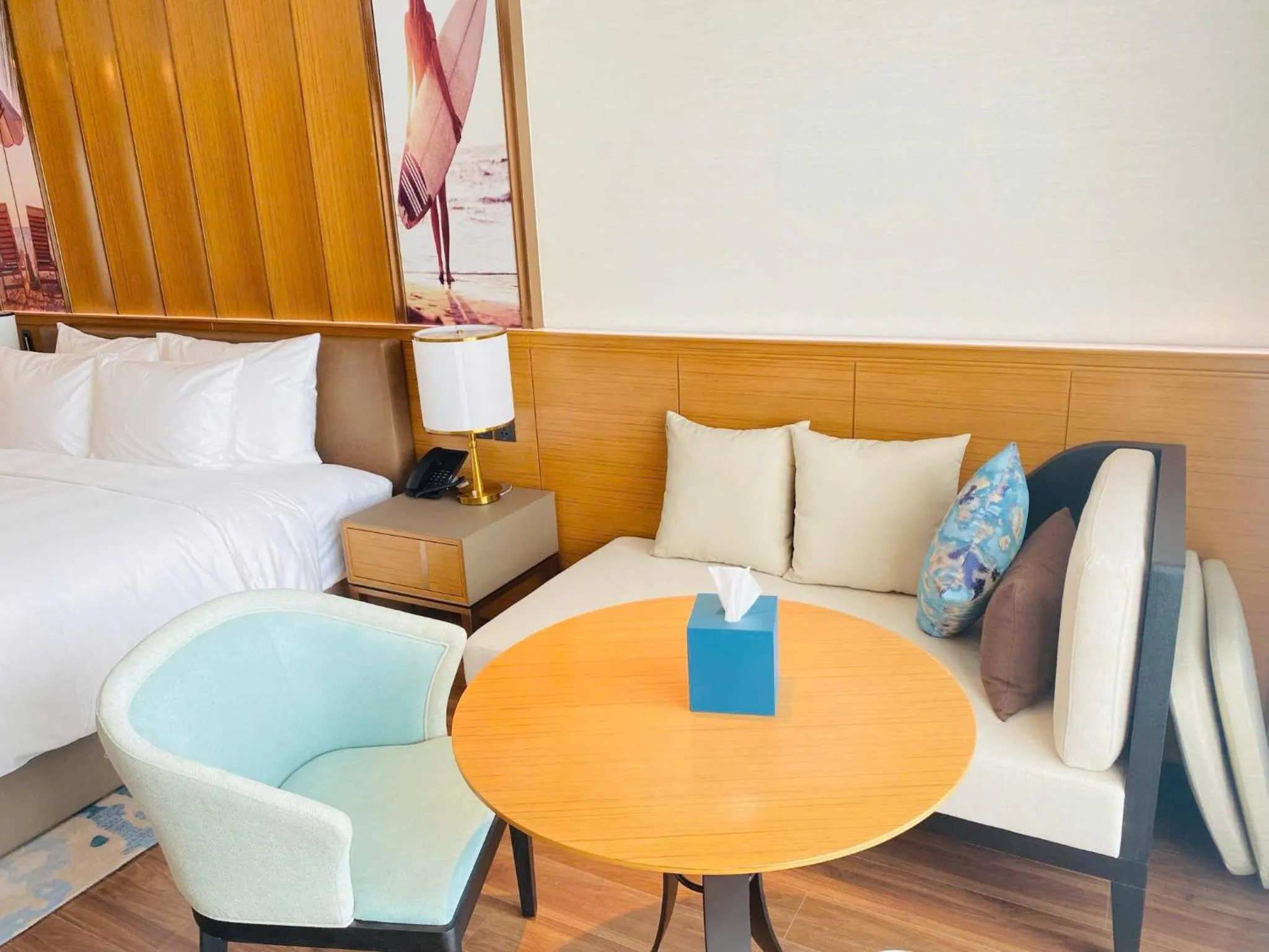 Decorative detail, Bed in Grand Hyams Hotel - Quy Nhon Beach