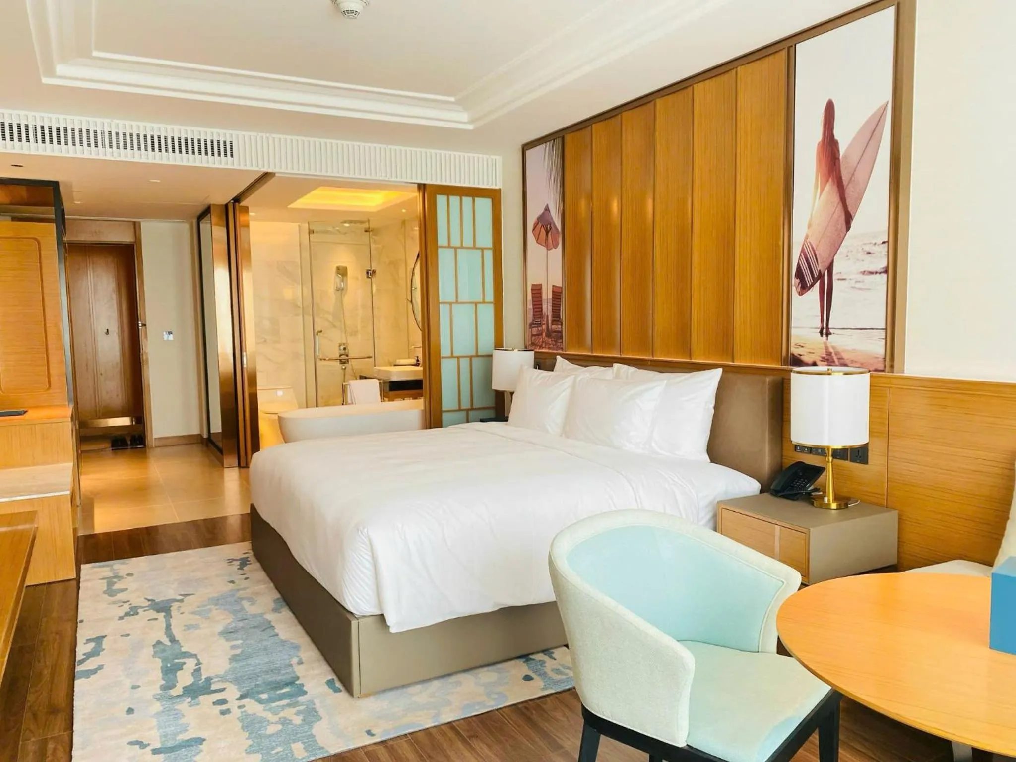 View (from property/room), Bed in Grand Hyams Hotel - Quy Nhon Beach