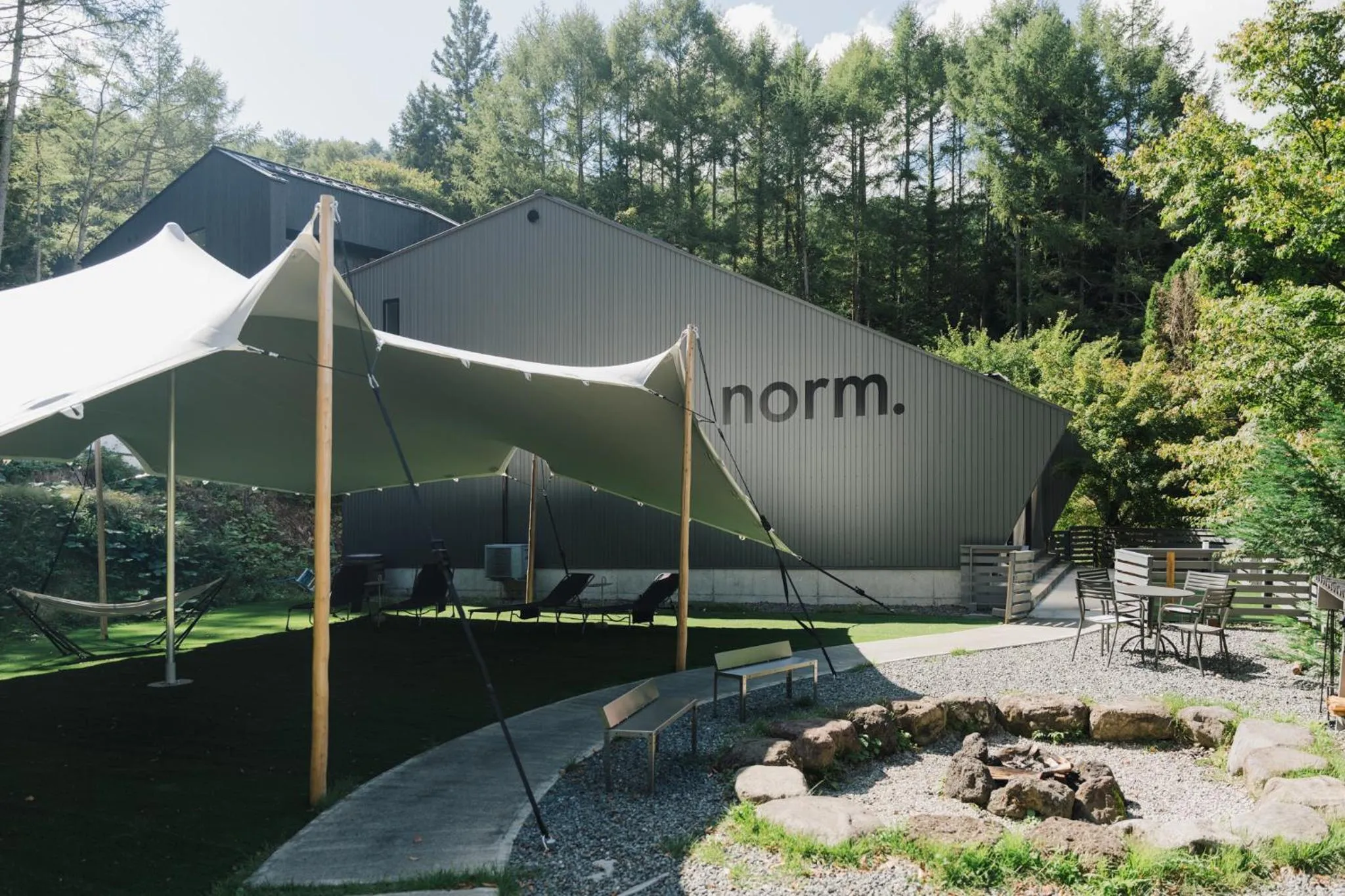 Garden in hotel norm. fuji