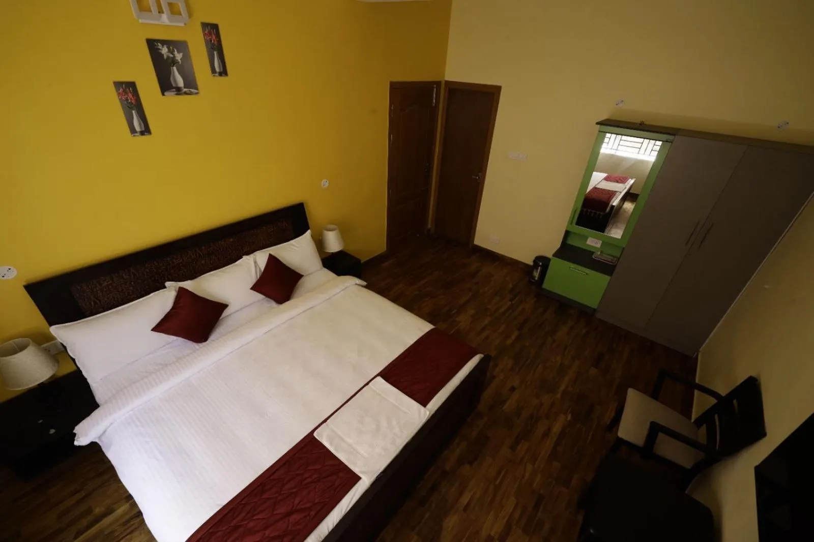 Bedroom, Bed in PURPLE ORCHID BY XACRO XPERIENCES