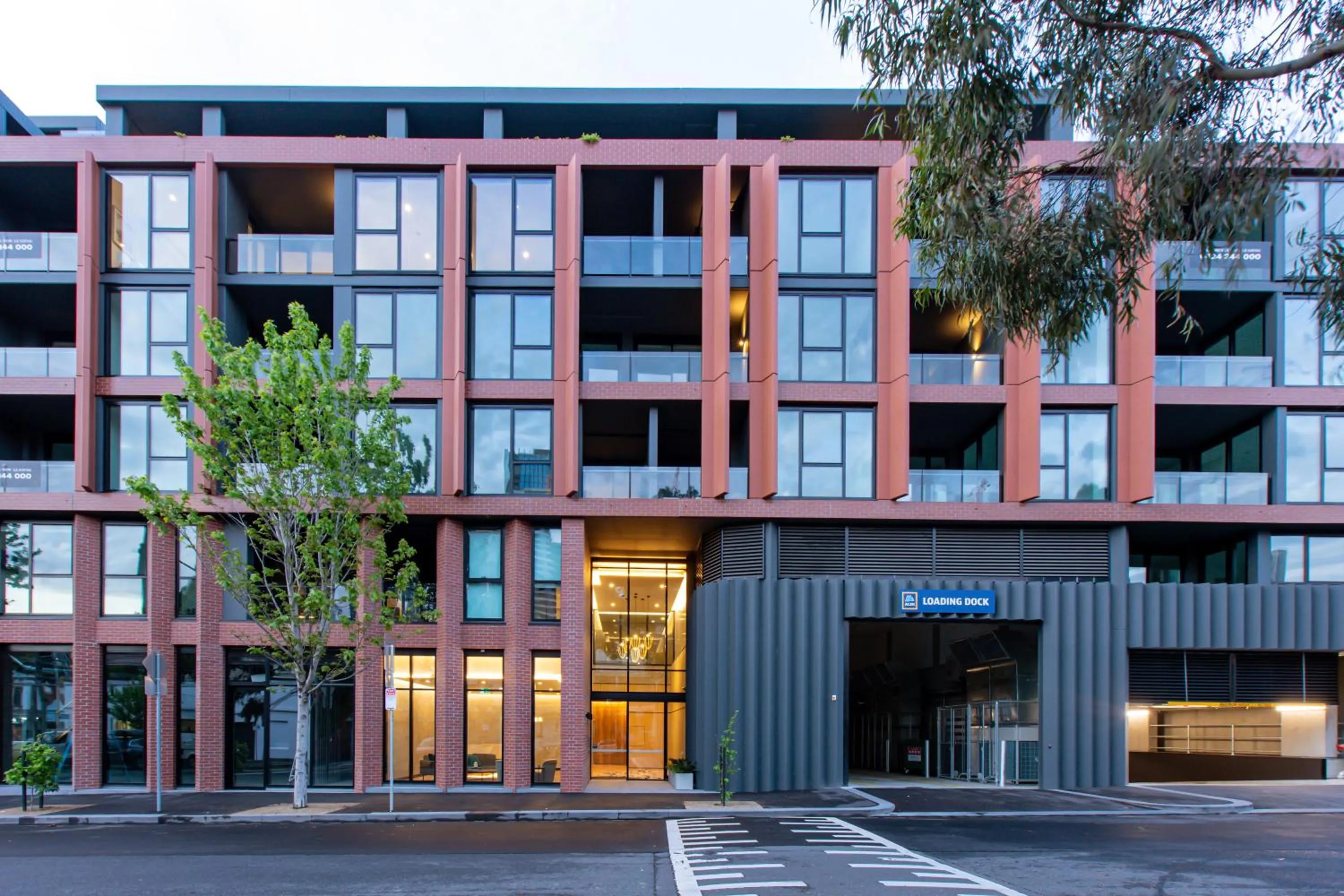 Property building in The Marker Apartments Melbourne