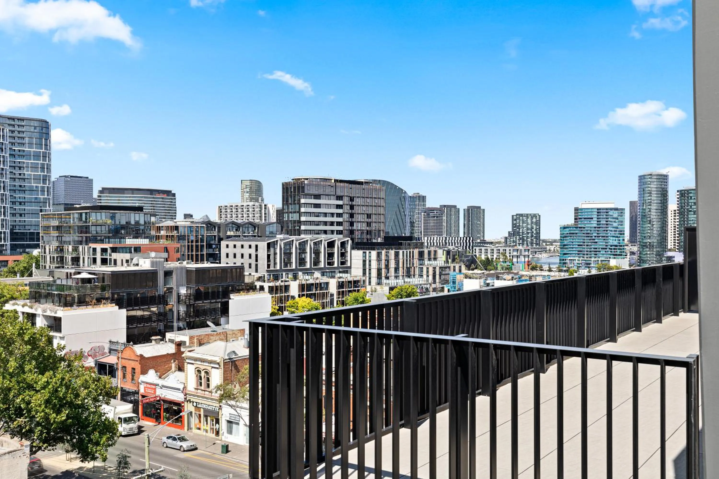 City view in The Marker Apartments Melbourne