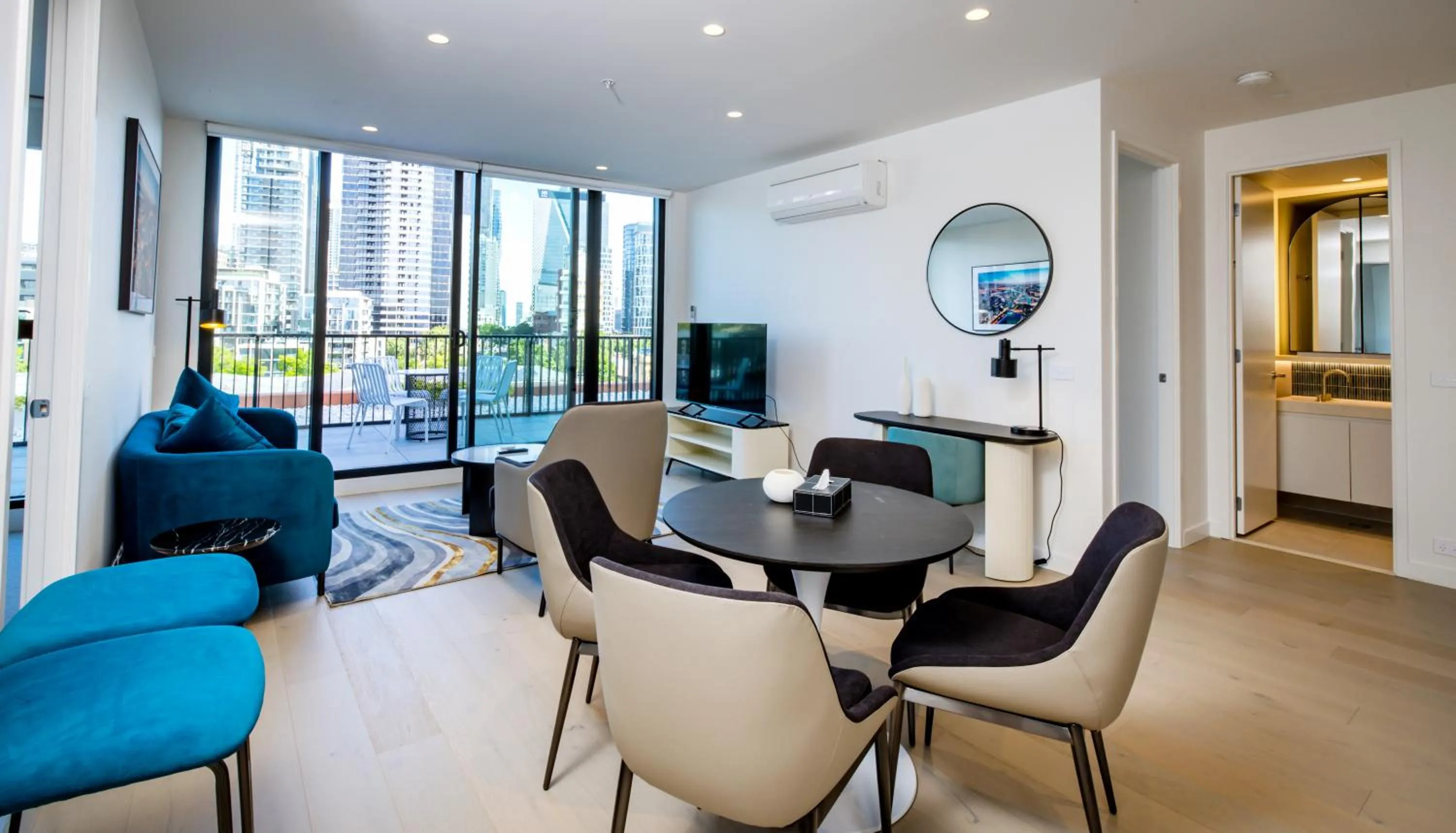 TV and multimedia in The Marker Apartments Melbourne