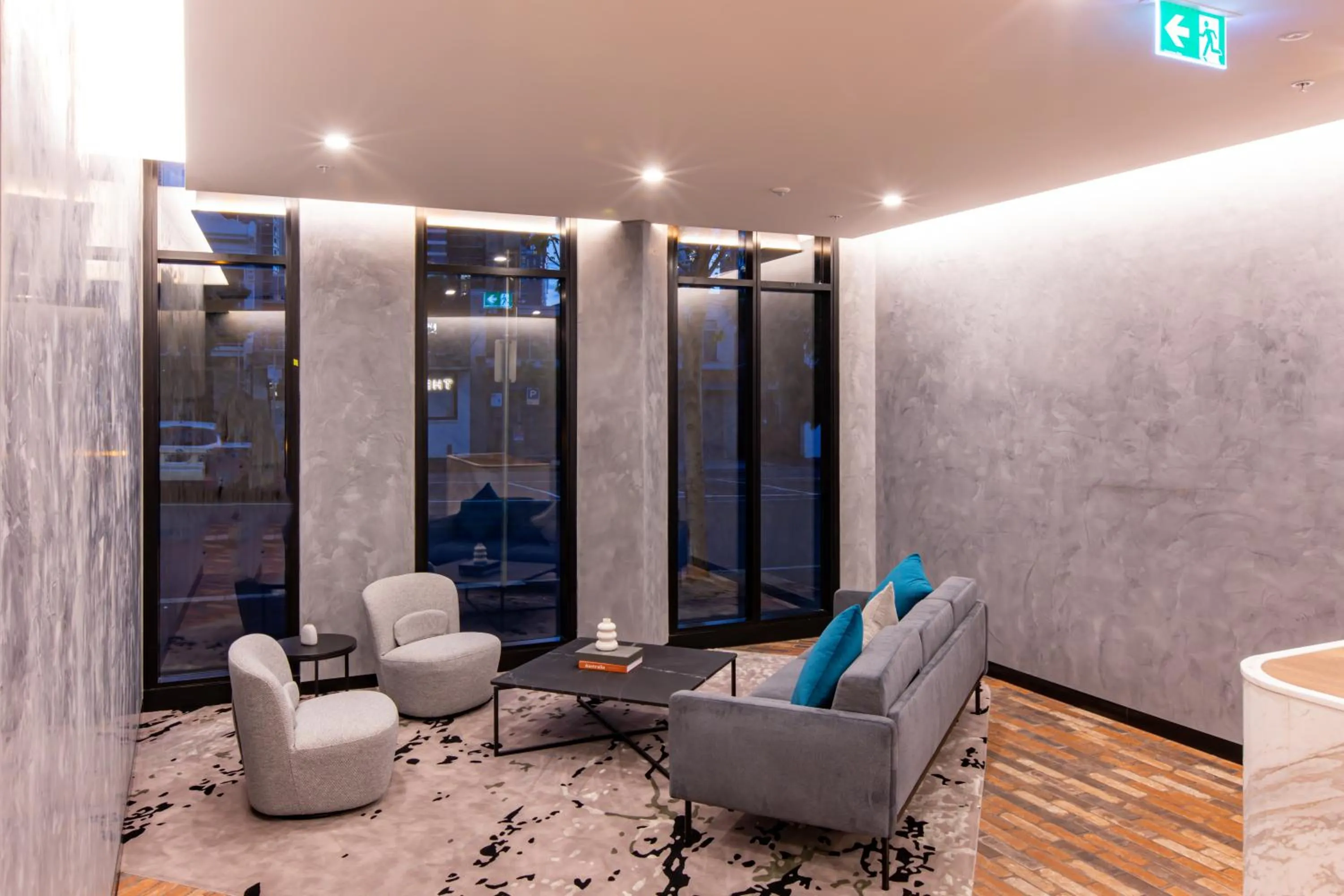 Lobby or reception in The Marker Apartments Melbourne