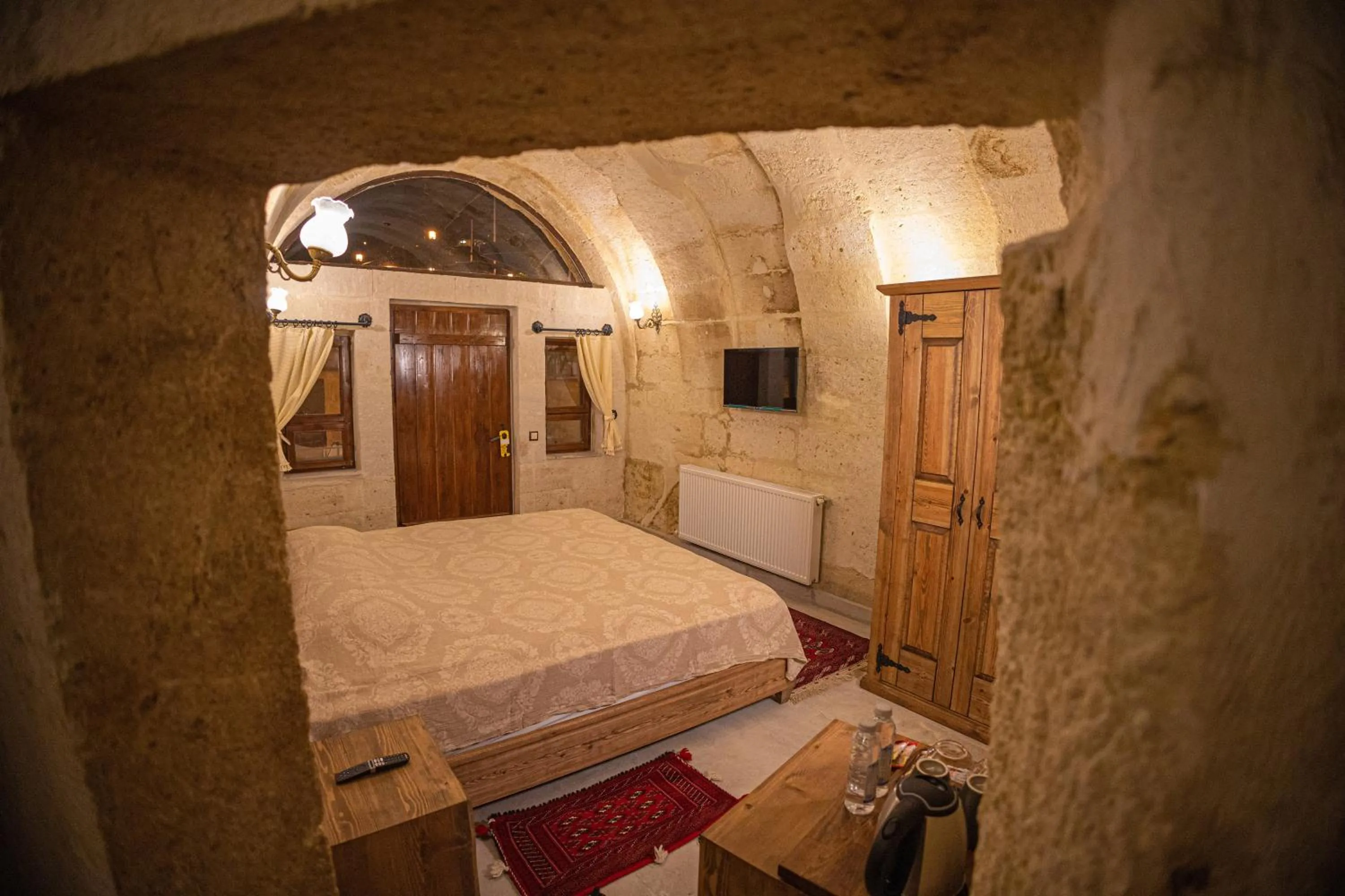 Bedroom in Pietra Cave Suites