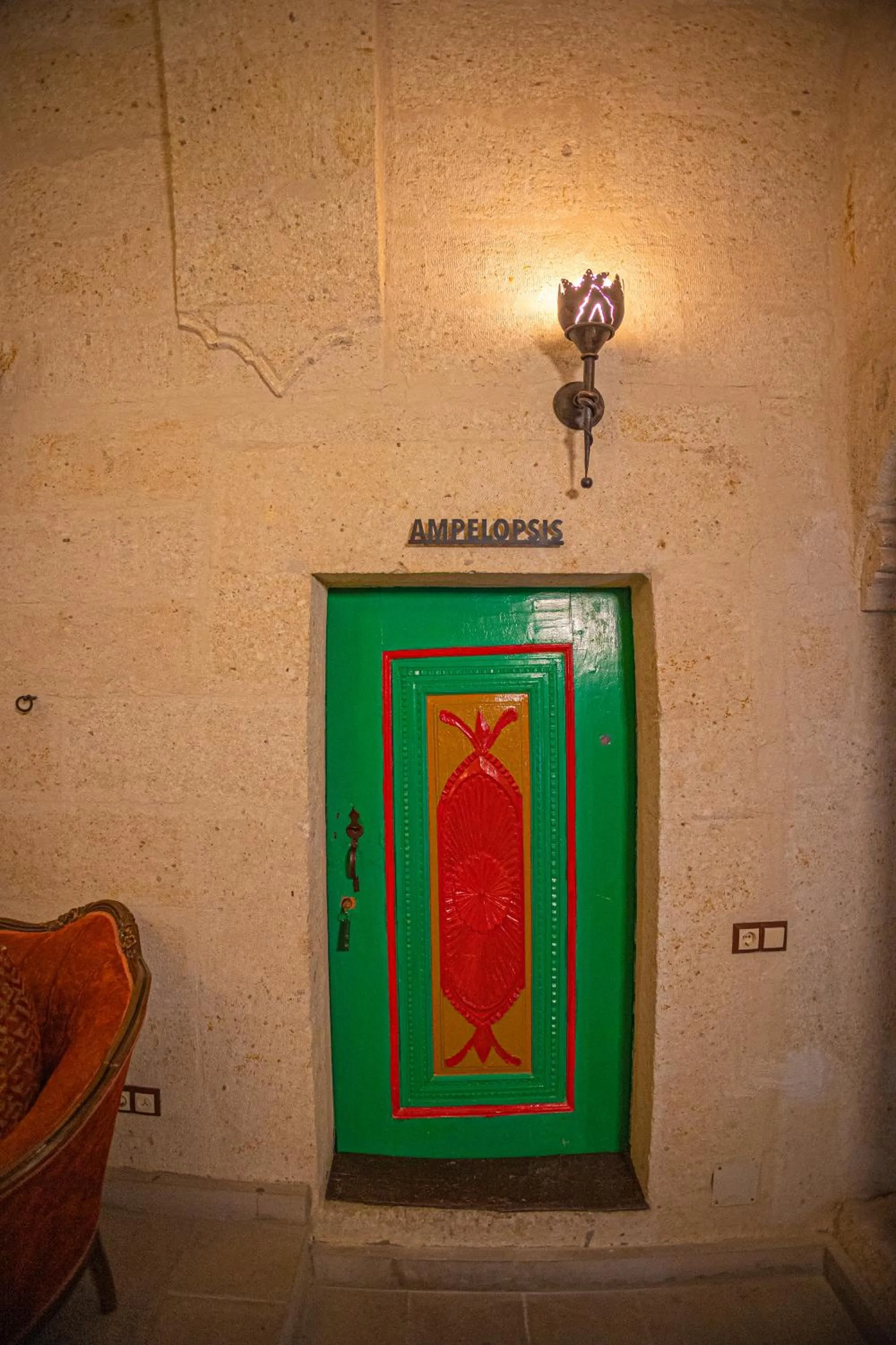 Facade/entrance in Pietra Cave Suites