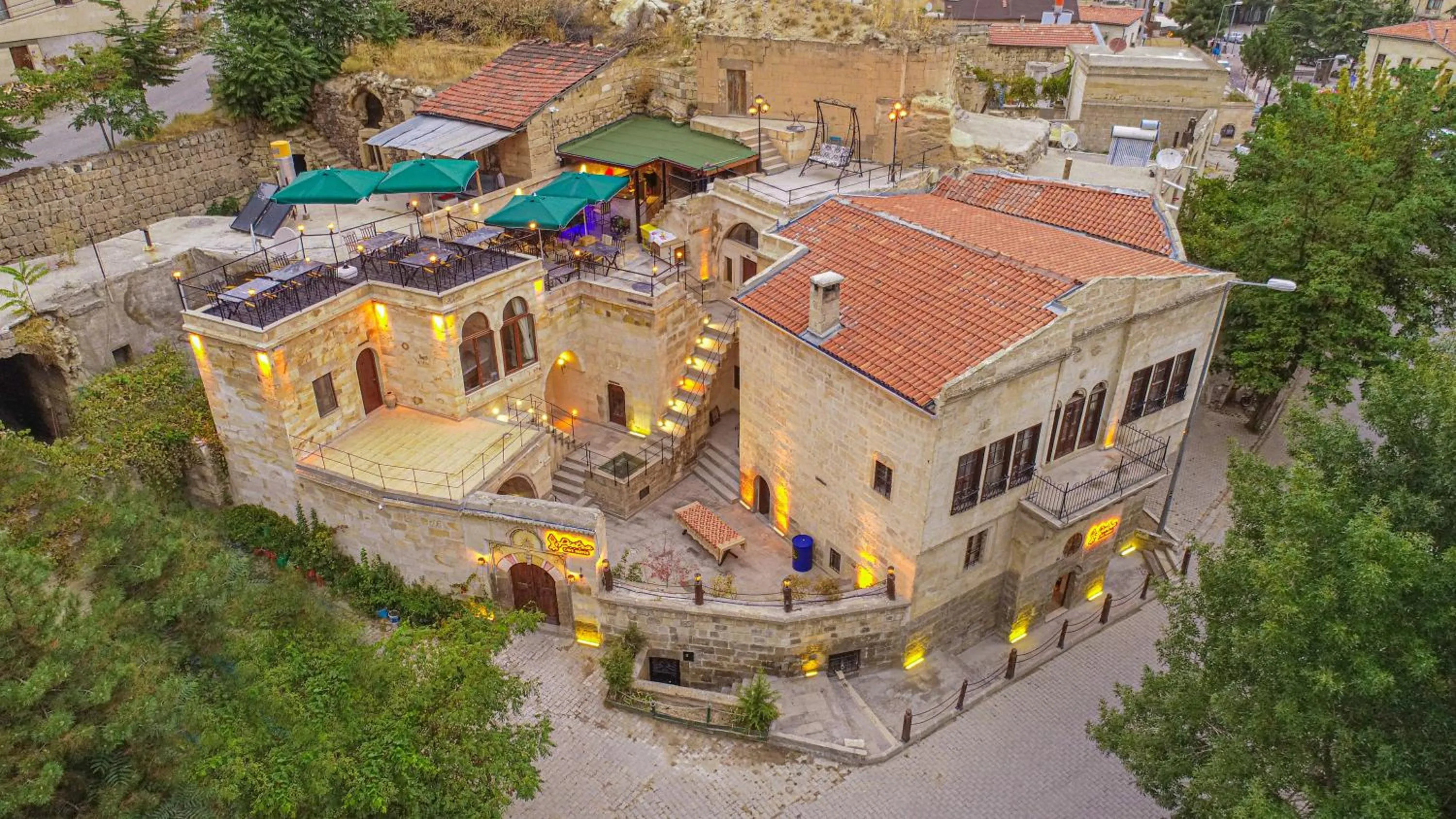 Bird's eye view in Pietra Cave Suites