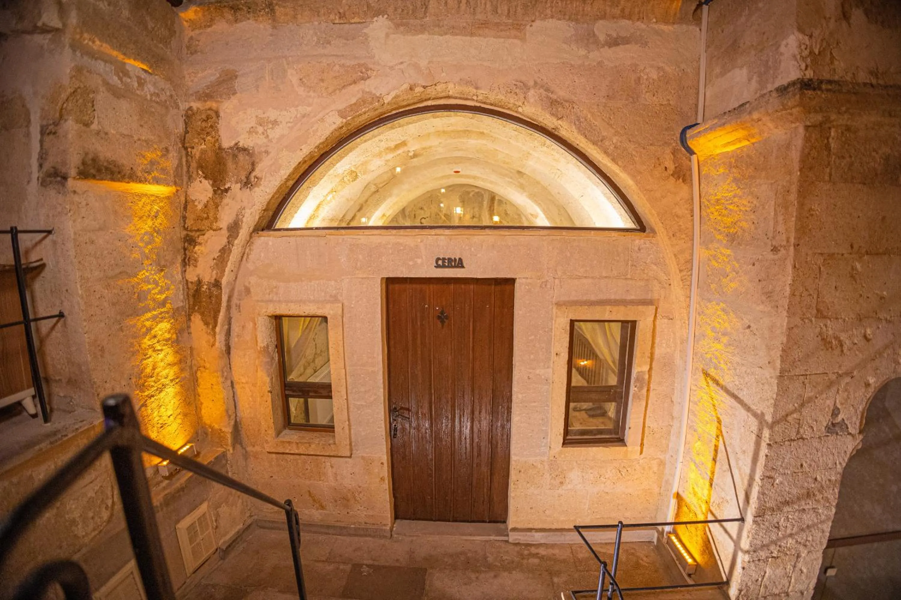 Facade/entrance in Pietra Cave Suites