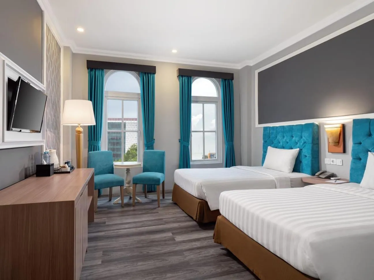 Bedroom, Bed in Luminor Hotel Palembang by WH Free Massage 10 Minutes