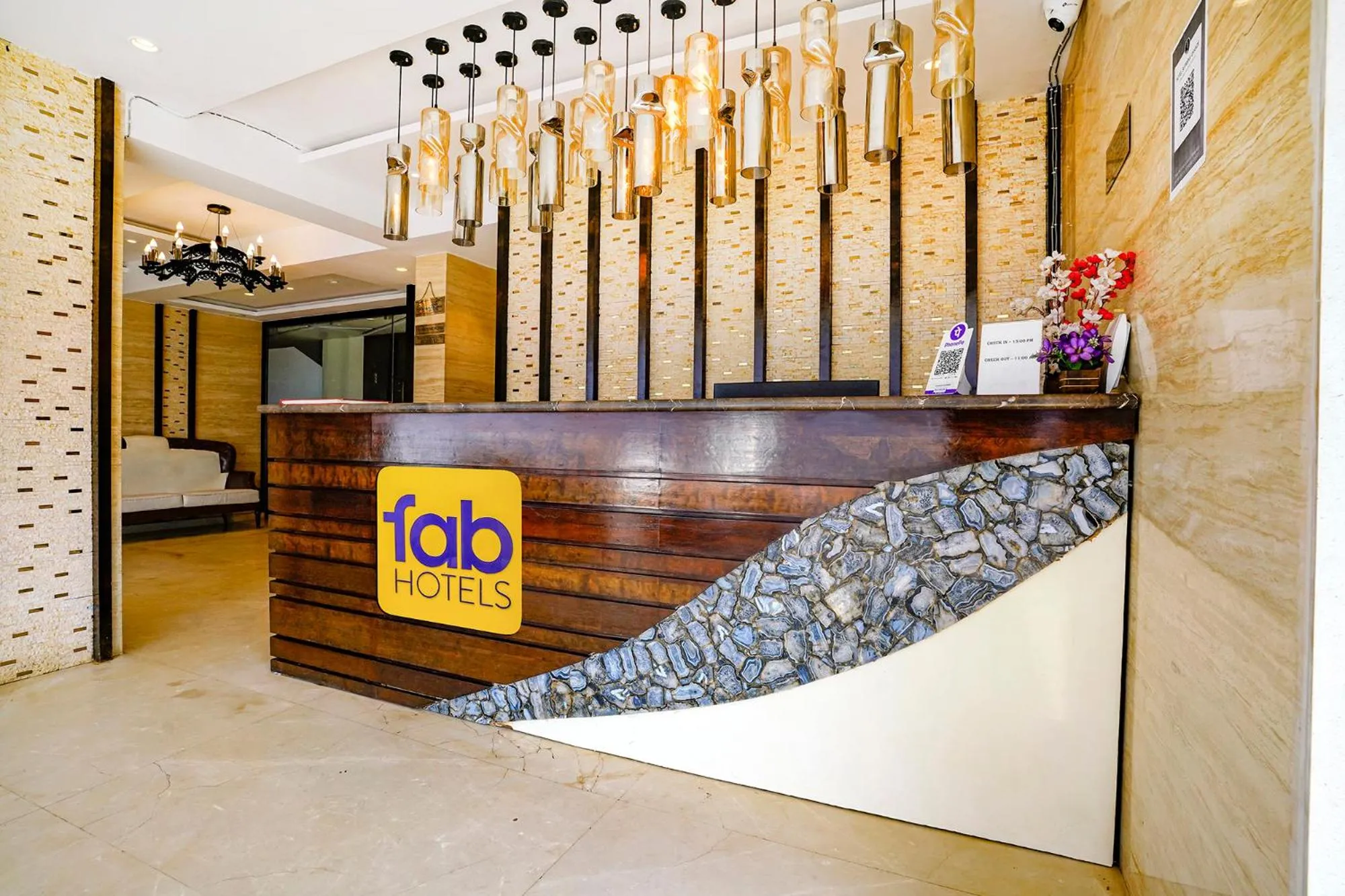 Lobby or reception in FabHotel Prime Supreme Grande - 600M From Calangute Beach