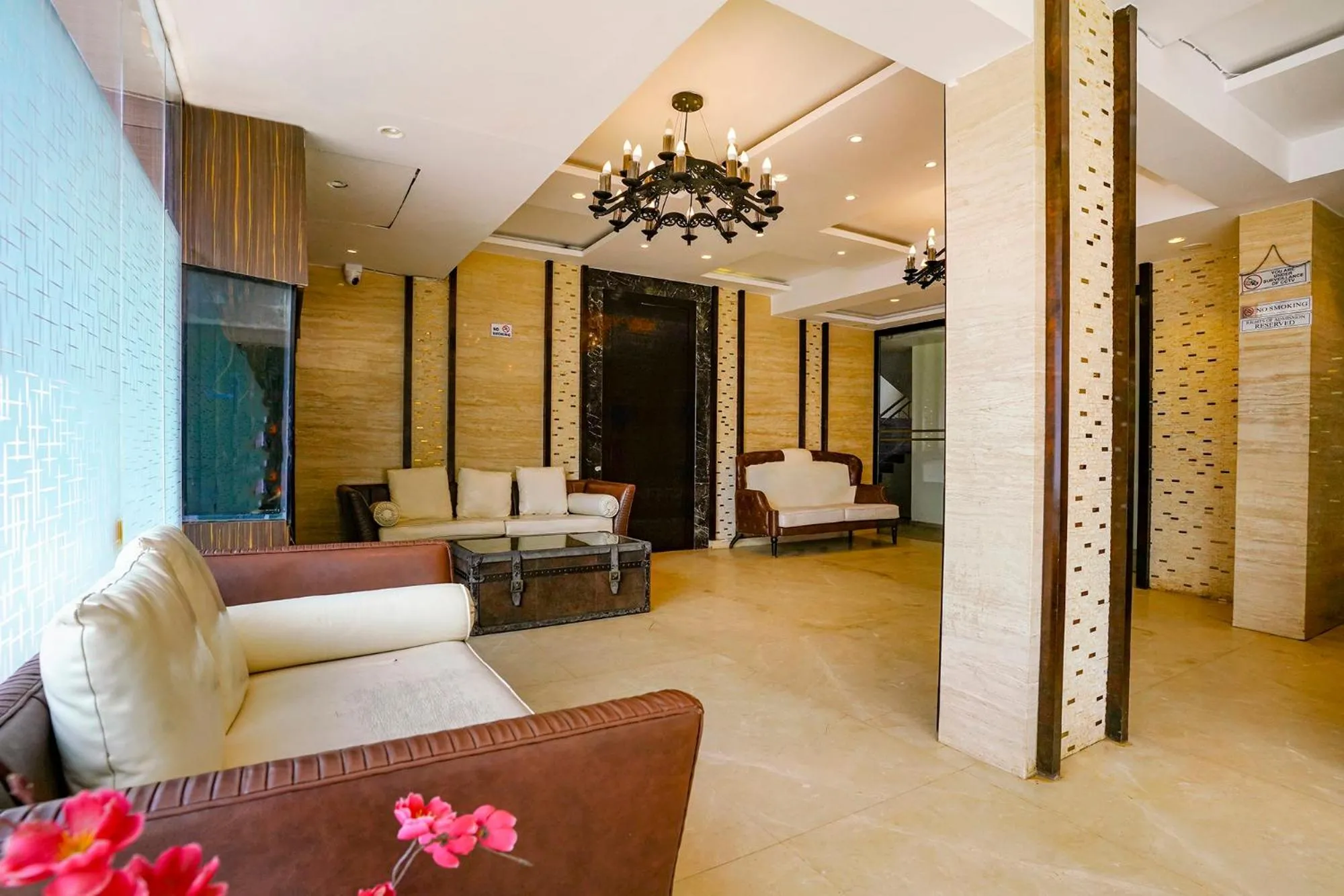 Seating area in FabHotel Prime Supreme Grande - 600M From Calangute Beach