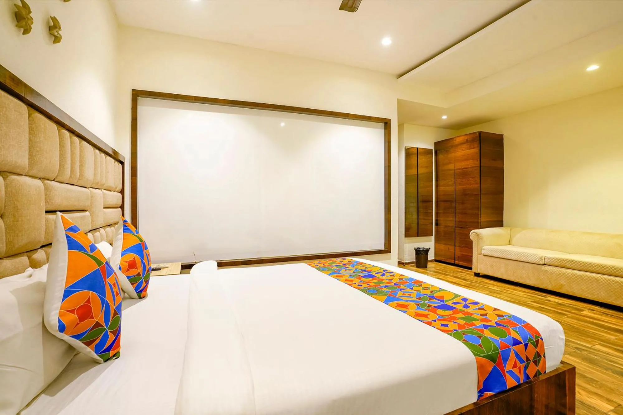 Bed in FabHotel Prime Supreme Grande - 600M From Calangute Beach