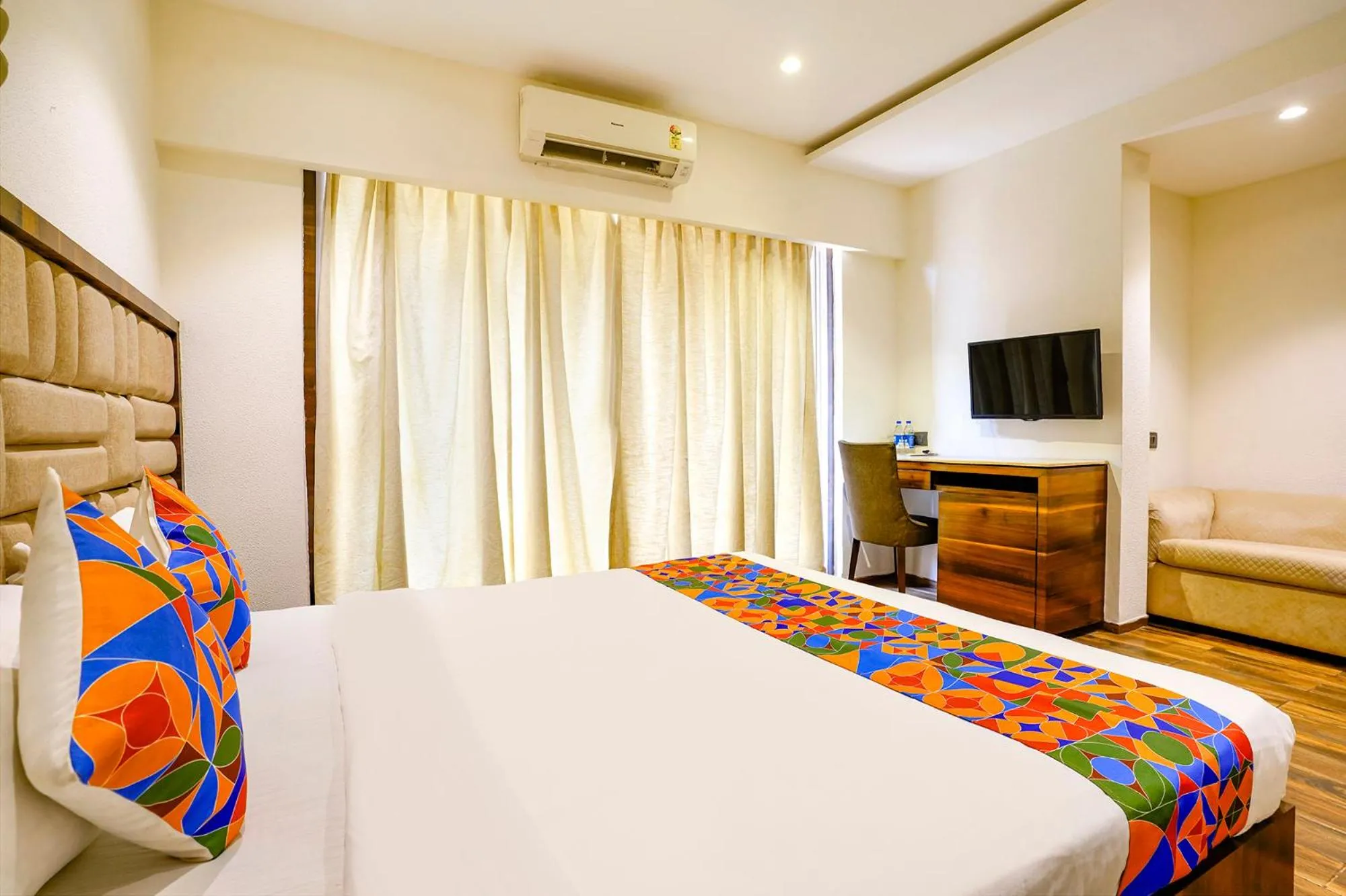 Bed in FabHotel Prime Supreme Grande - 600M From Calangute Beach