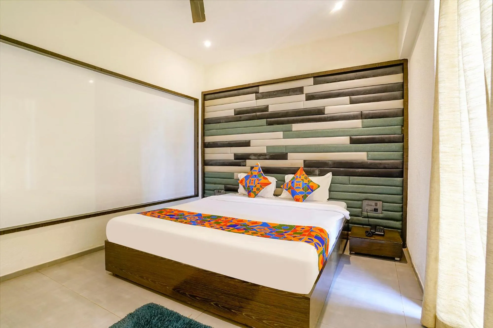 Bed in FabHotel Prime Supreme Grande - 600M From Calangute Beach