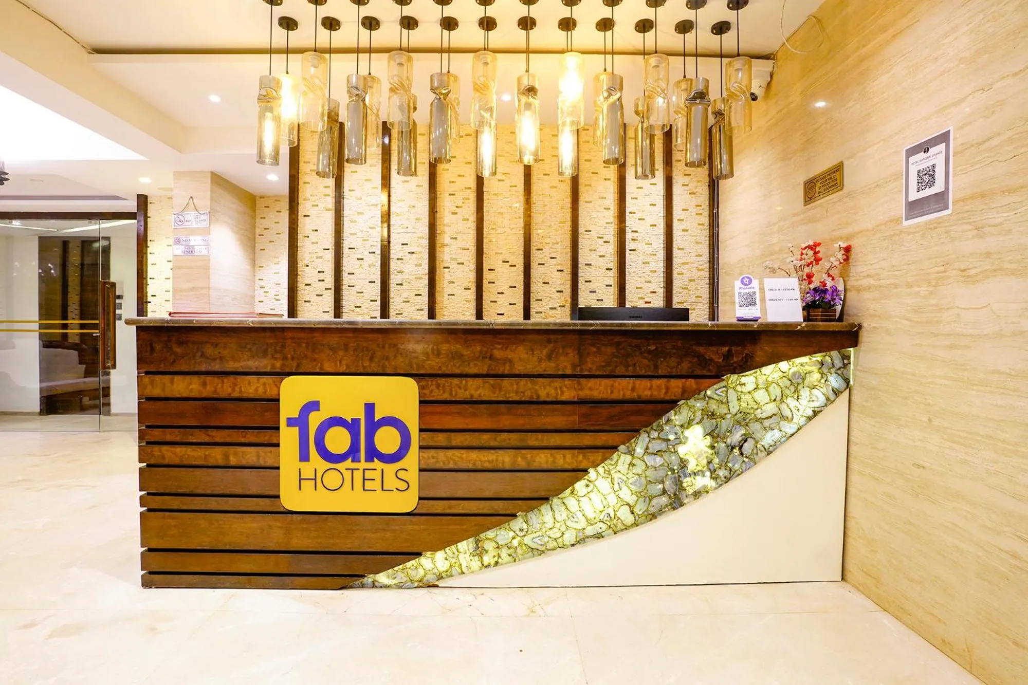 Lobby or reception in FabHotel Prime Supreme Grande - 600M From Calangute Beach