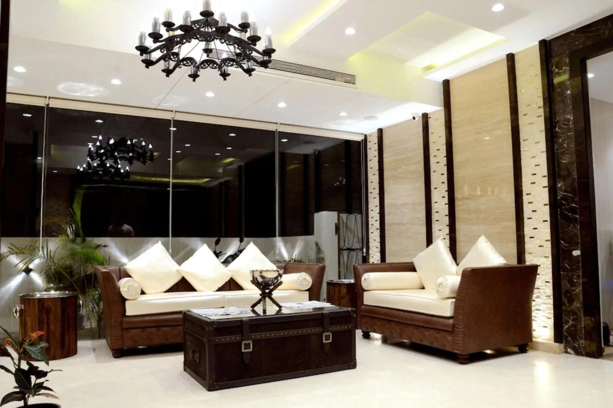 Seating area in FabHotel Prime Supreme Grande - 600M From Calangute Beach