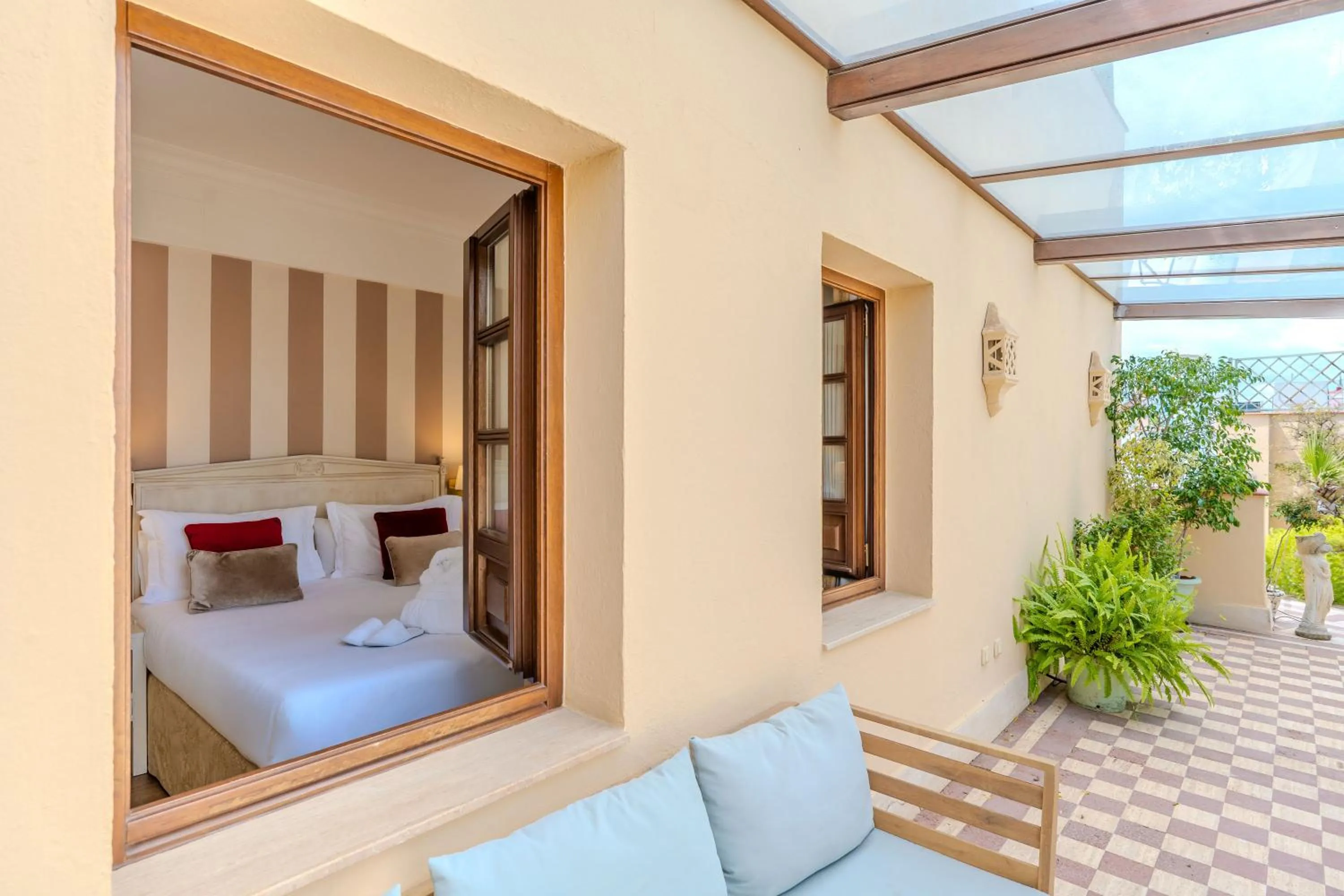 Bed in Casa Romana Hotel Boutique