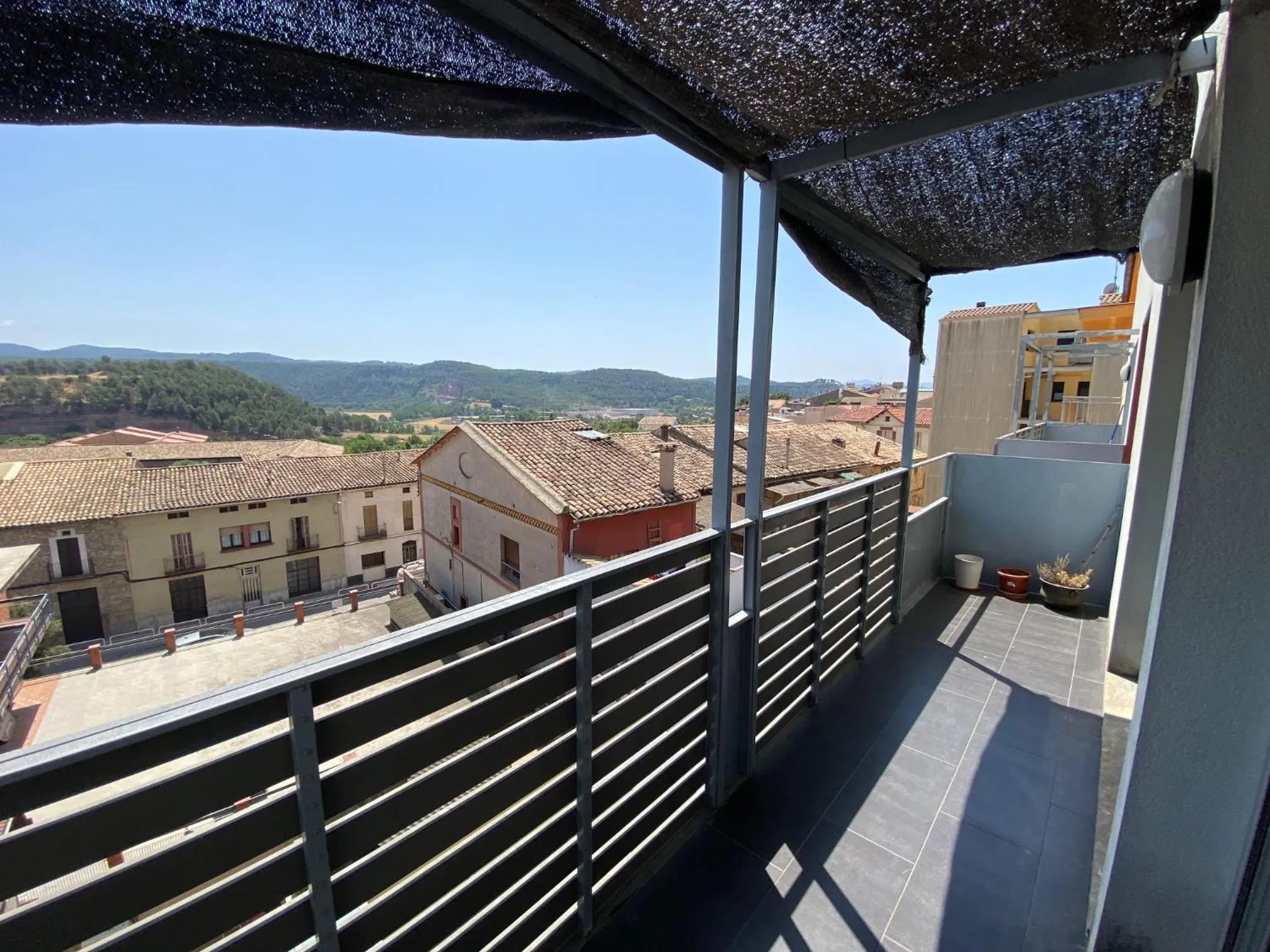 Balcony/Terrace in Bonito apartamento en Avinyó con impresionantes vistas