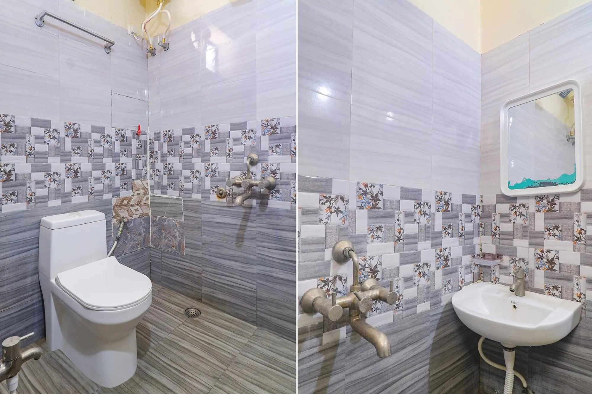 Bathroom in FabHotel Broholic - Nr Biodiversity Complex, Gachibowli Silpa Gram Craft Village, HITEC City