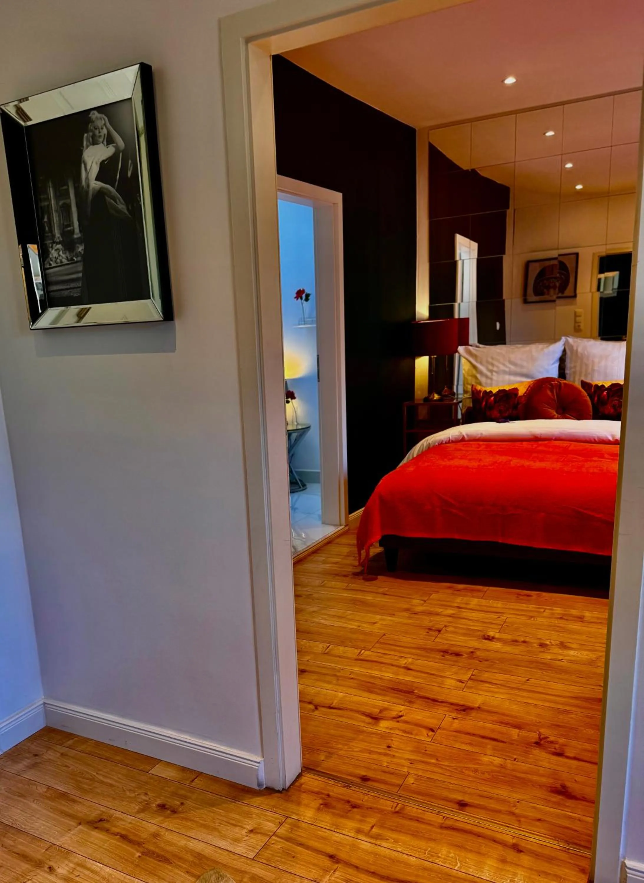 Bed in Sleephotels Alsterroom