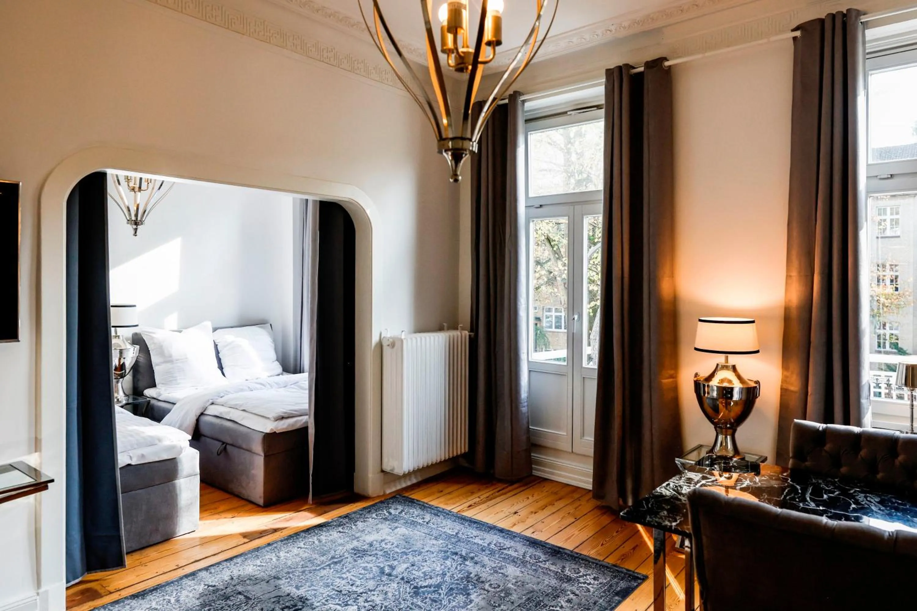 Photo of the whole room, Bed in Sleephotels Alsterroom