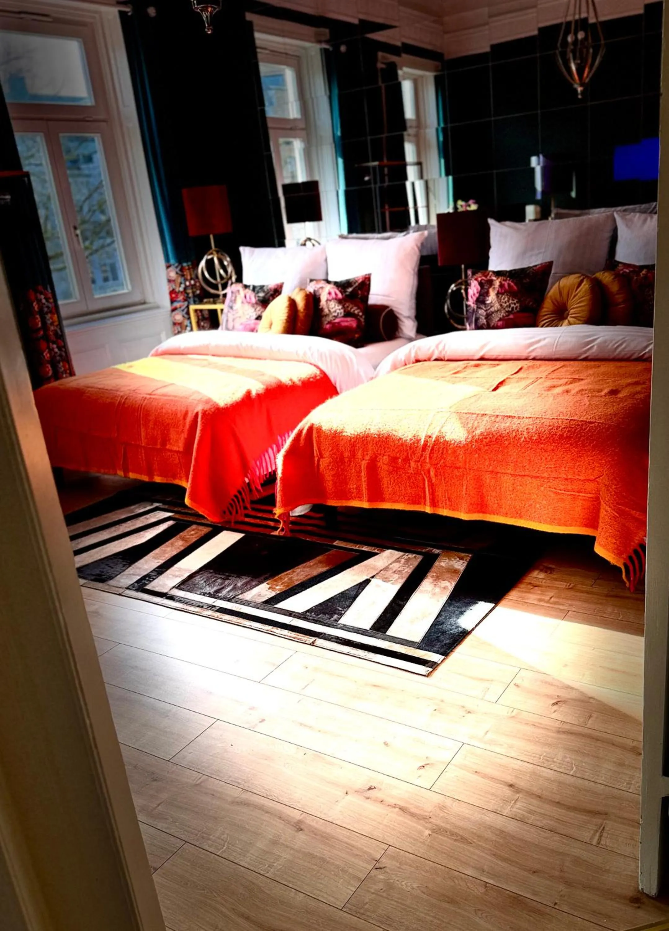 Bed in Sleephotels Alsterroom