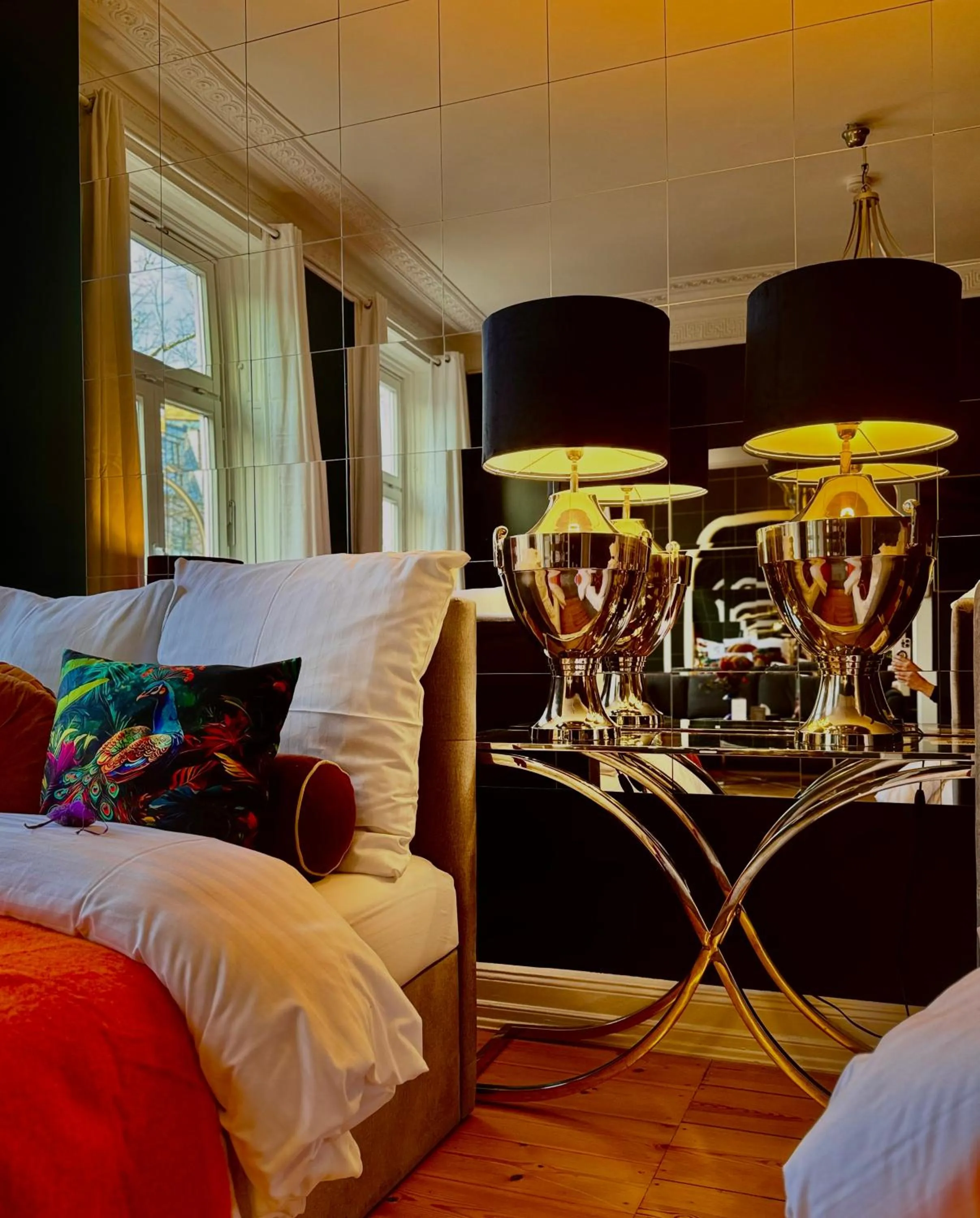 Bed in Sleephotels Alsterroom