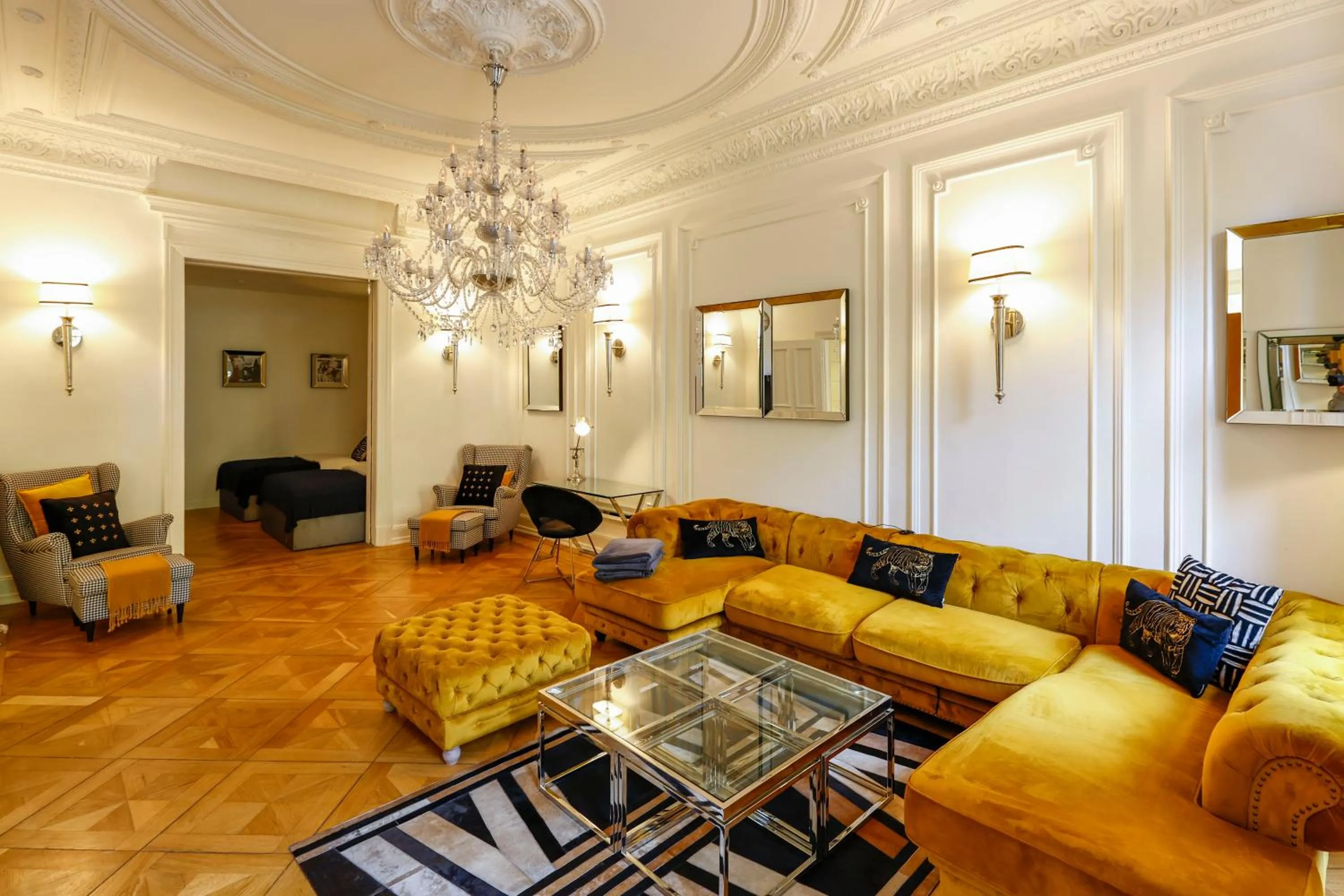 Seating area in Sleephotels Alsterroom