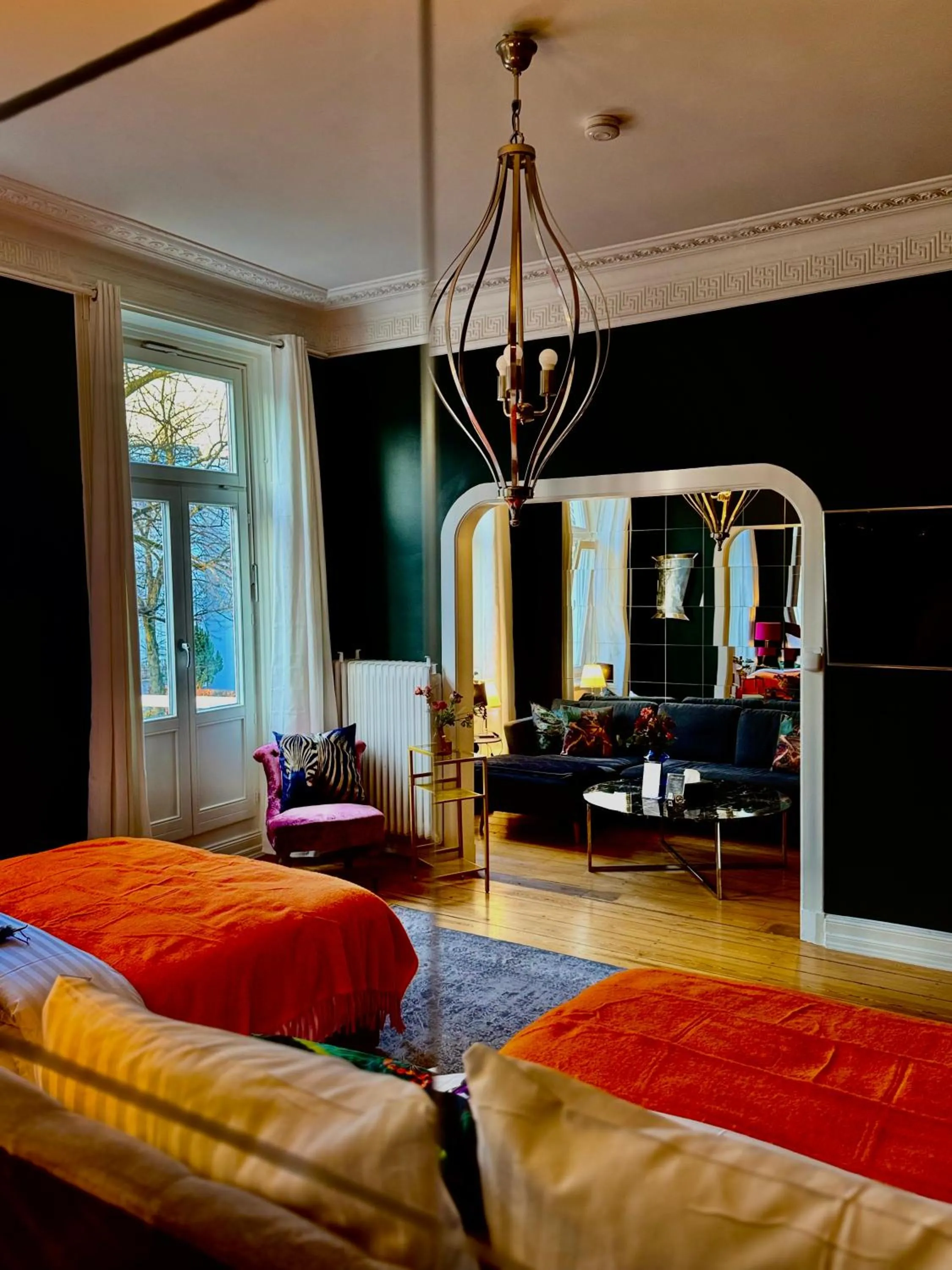 Bed in Sleephotels Alsterroom