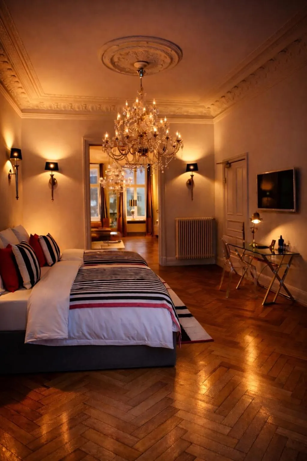 Bed in Sleephotels Alsterroom