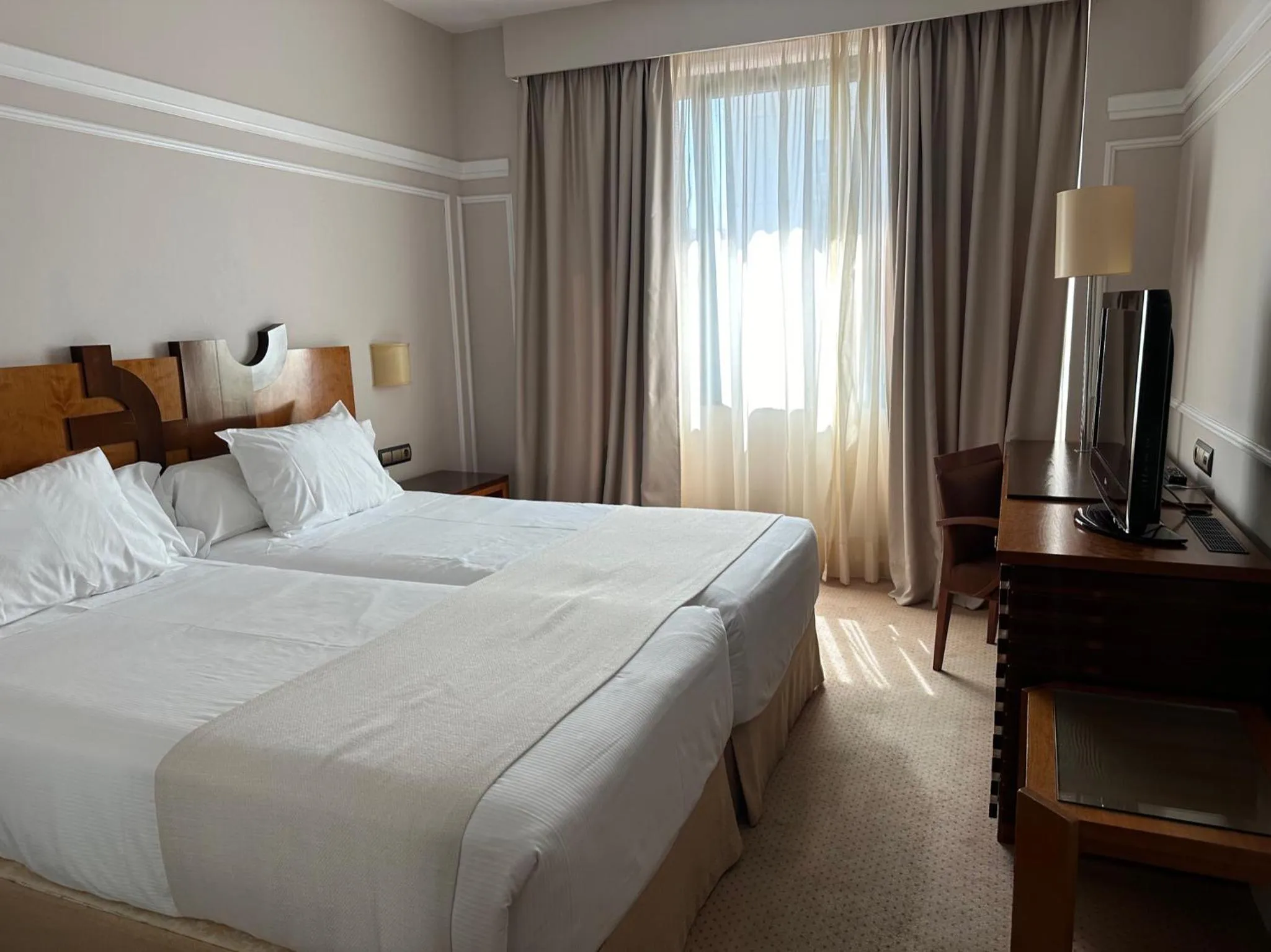 Decorative detail, Bed in Hotel Olid