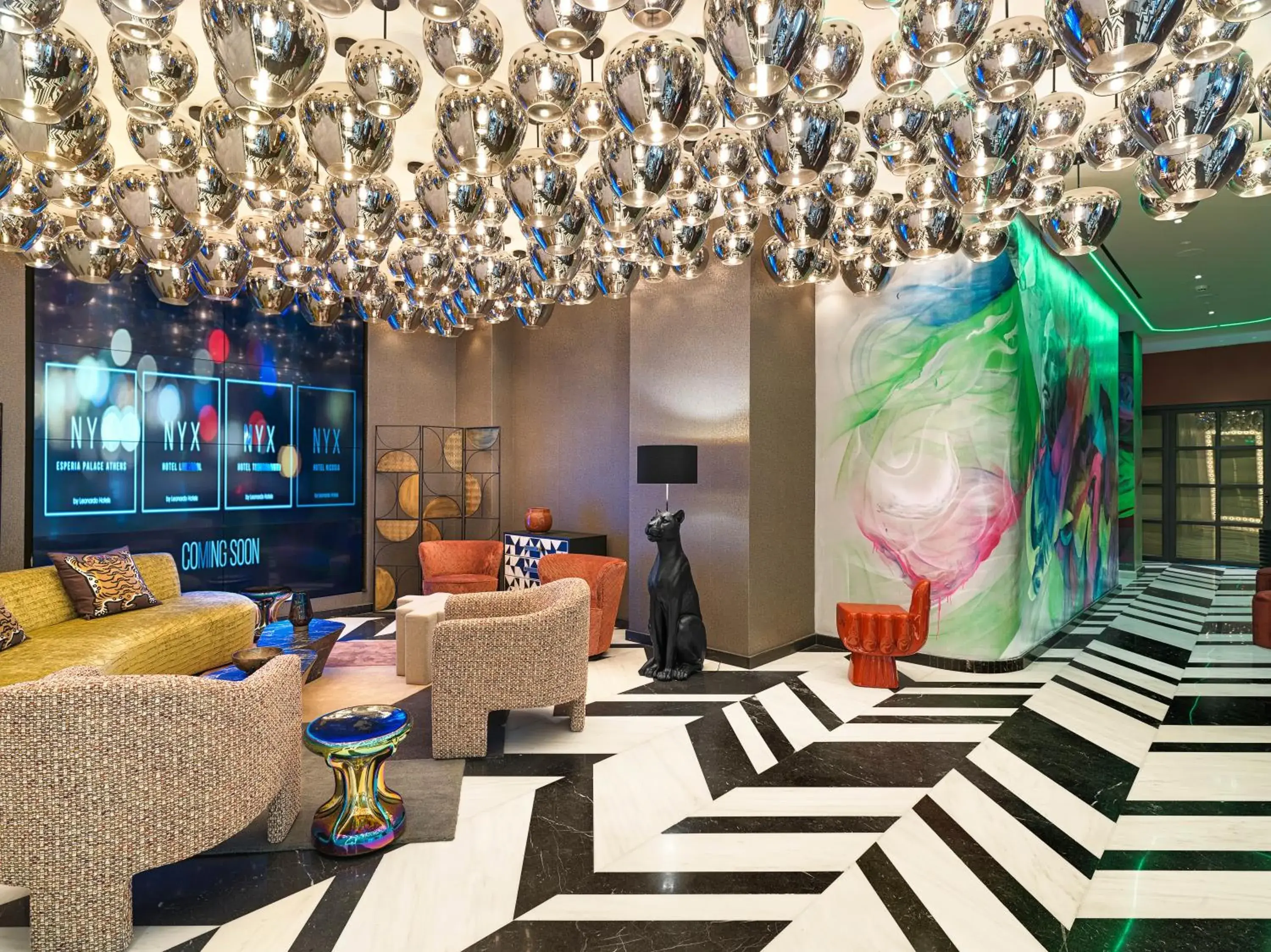 Lobby or reception in NYX Esperia Palace Hotel Athens by Leonardo Hotels Lobby or reception in NYX Esperia Palace Hotel Athens by Leonardo Hotels
