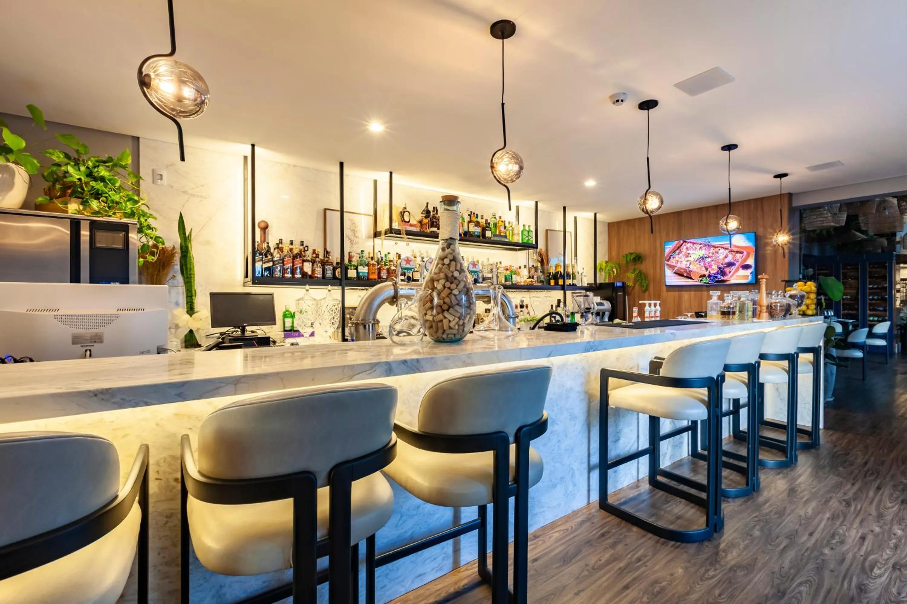 Lounge or bar in Tri Hotel Premium Itapema