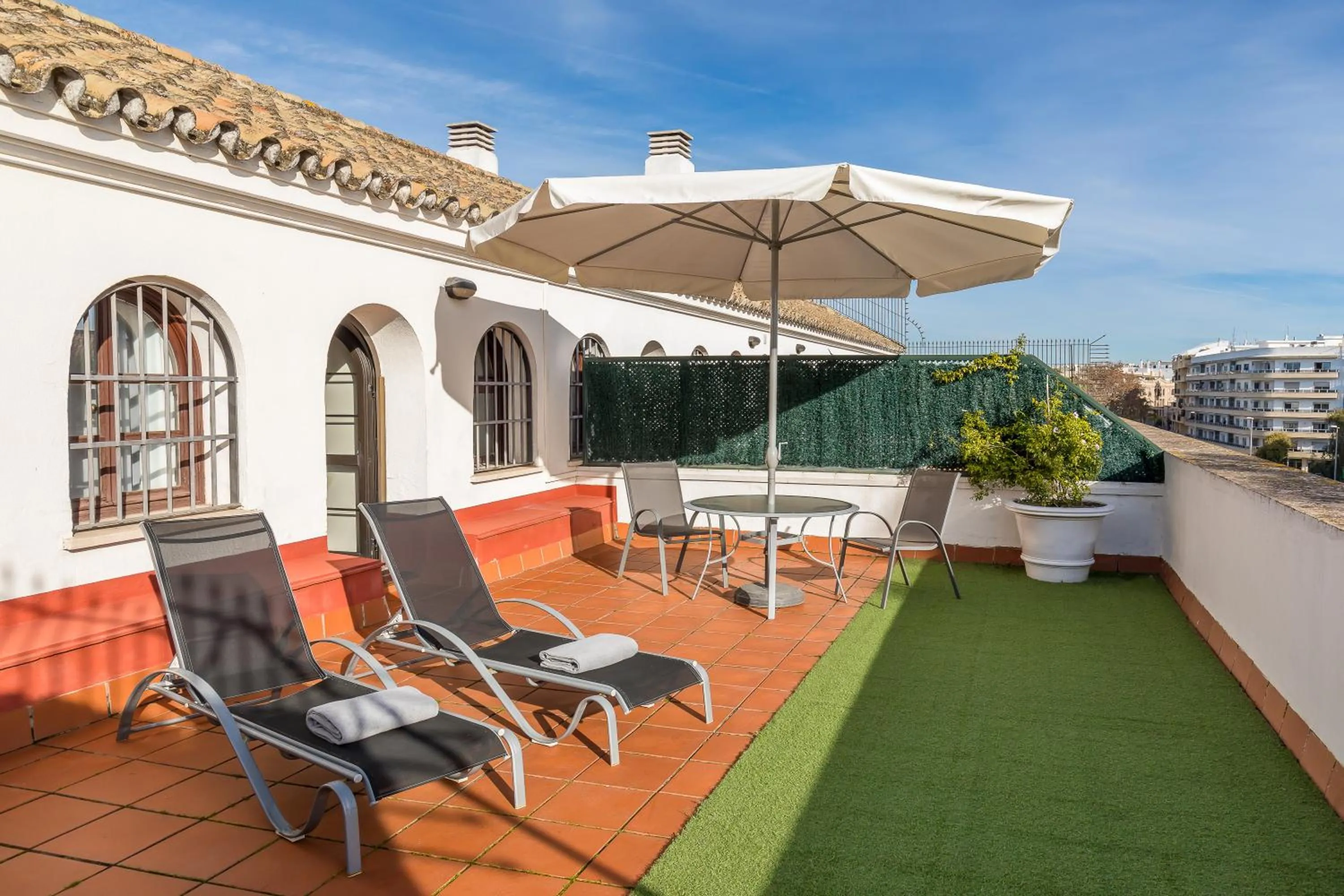 Balcony/Terrace in Hotel Jerez Centro