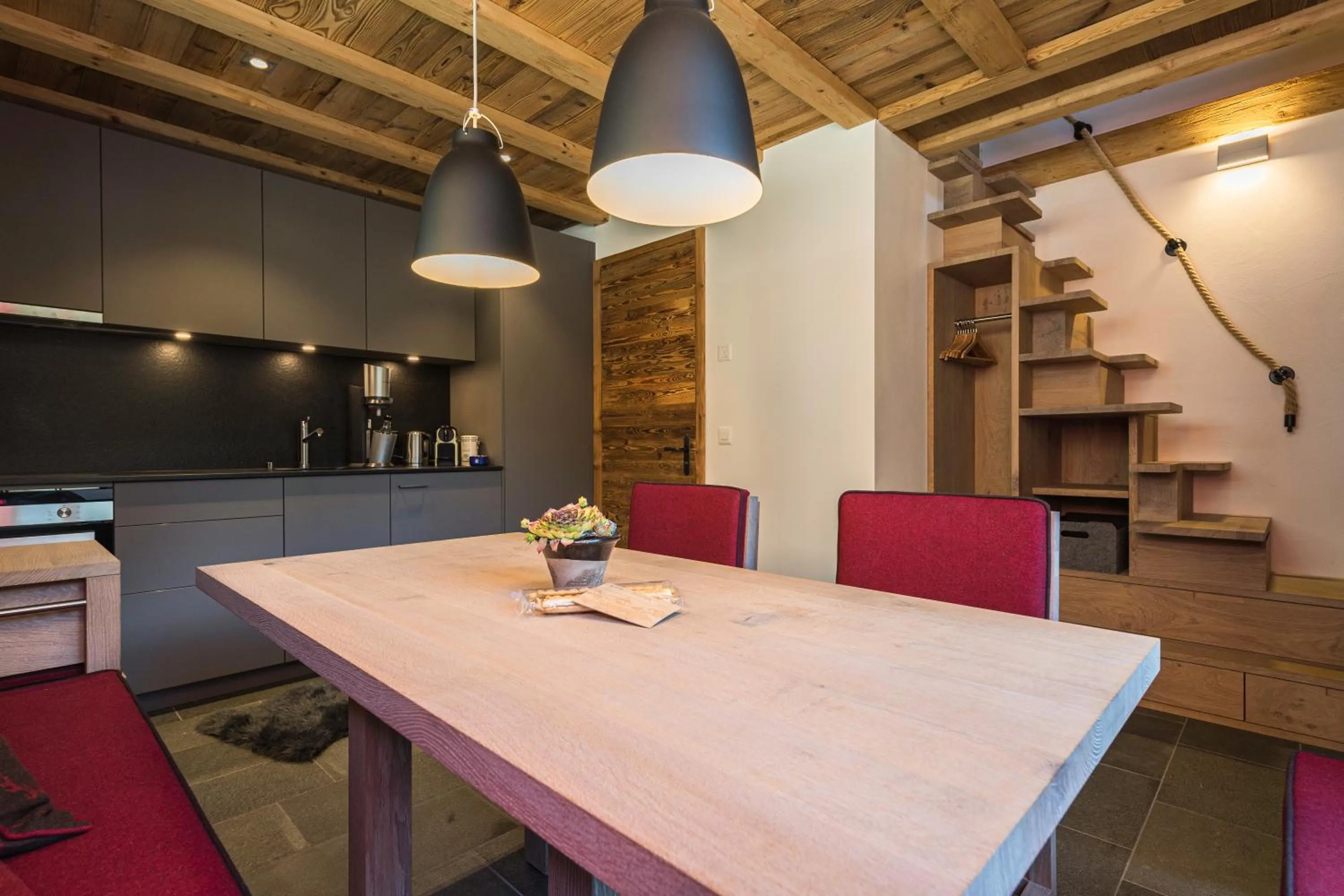 Kitchen or kitchenette in Piccola Fiamma by Pizzo Fiamma