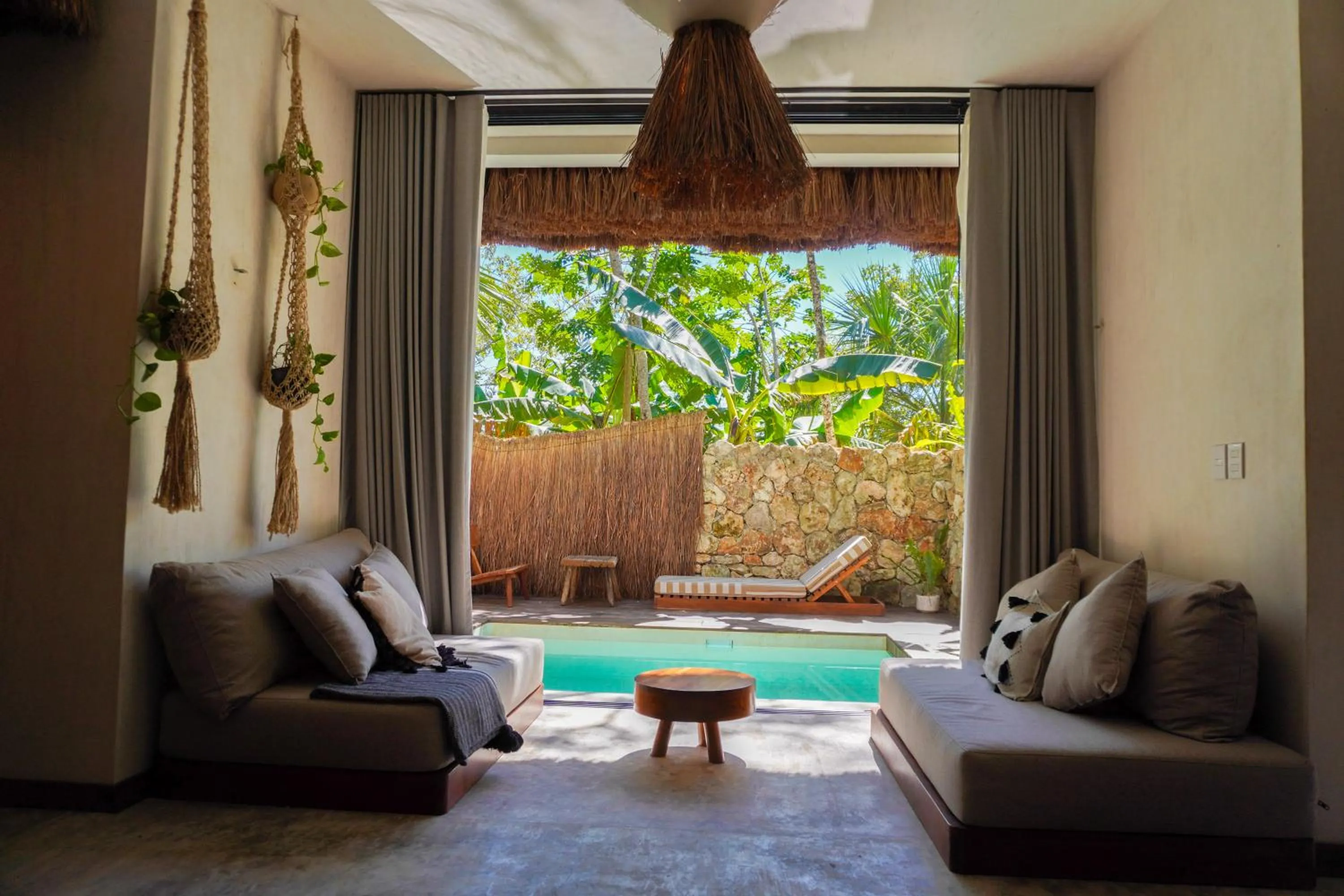 Pool view in Naya Bacalar Lagoon Front Hotel