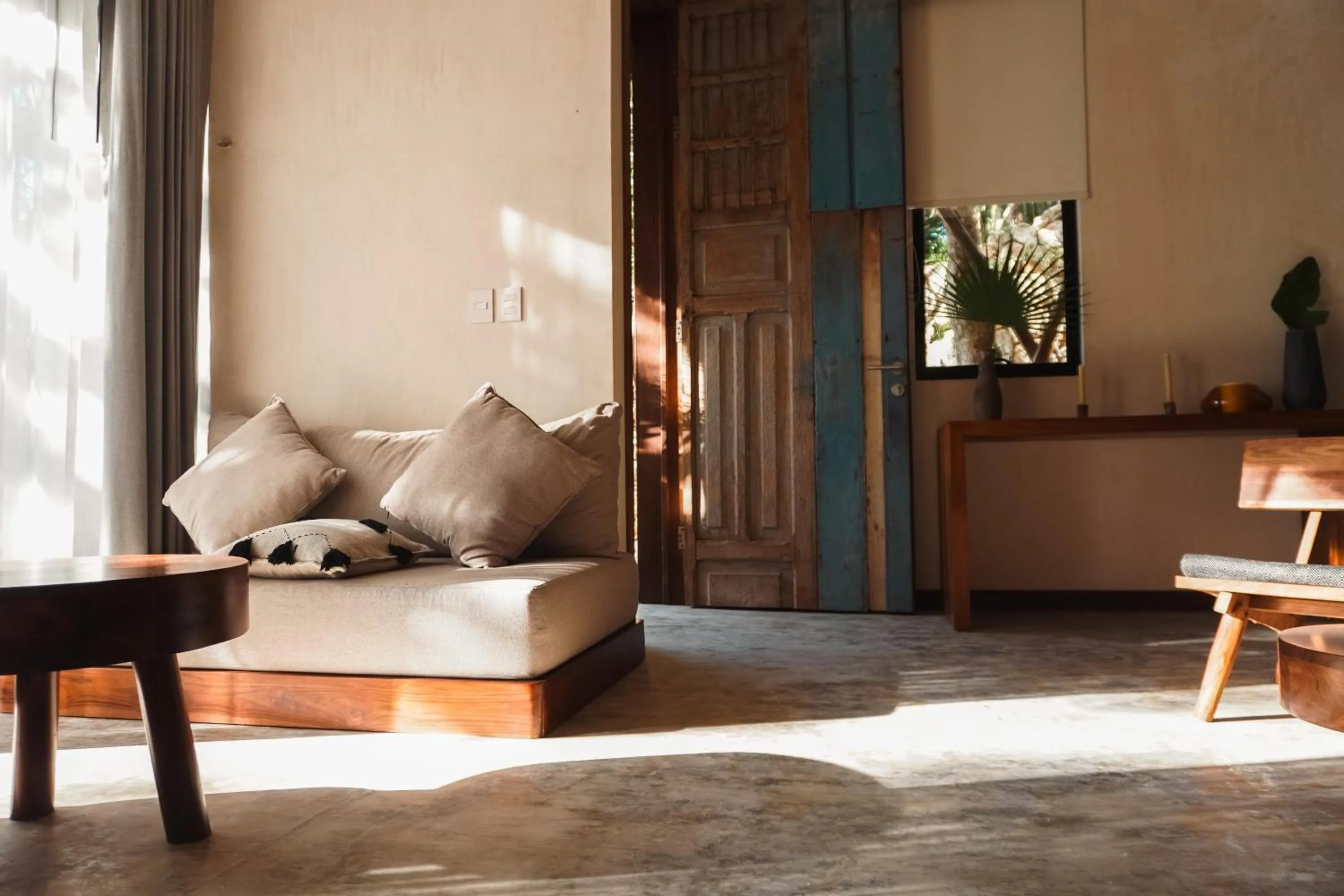 Seating area in Naya Bacalar Lagoon Front Hotel