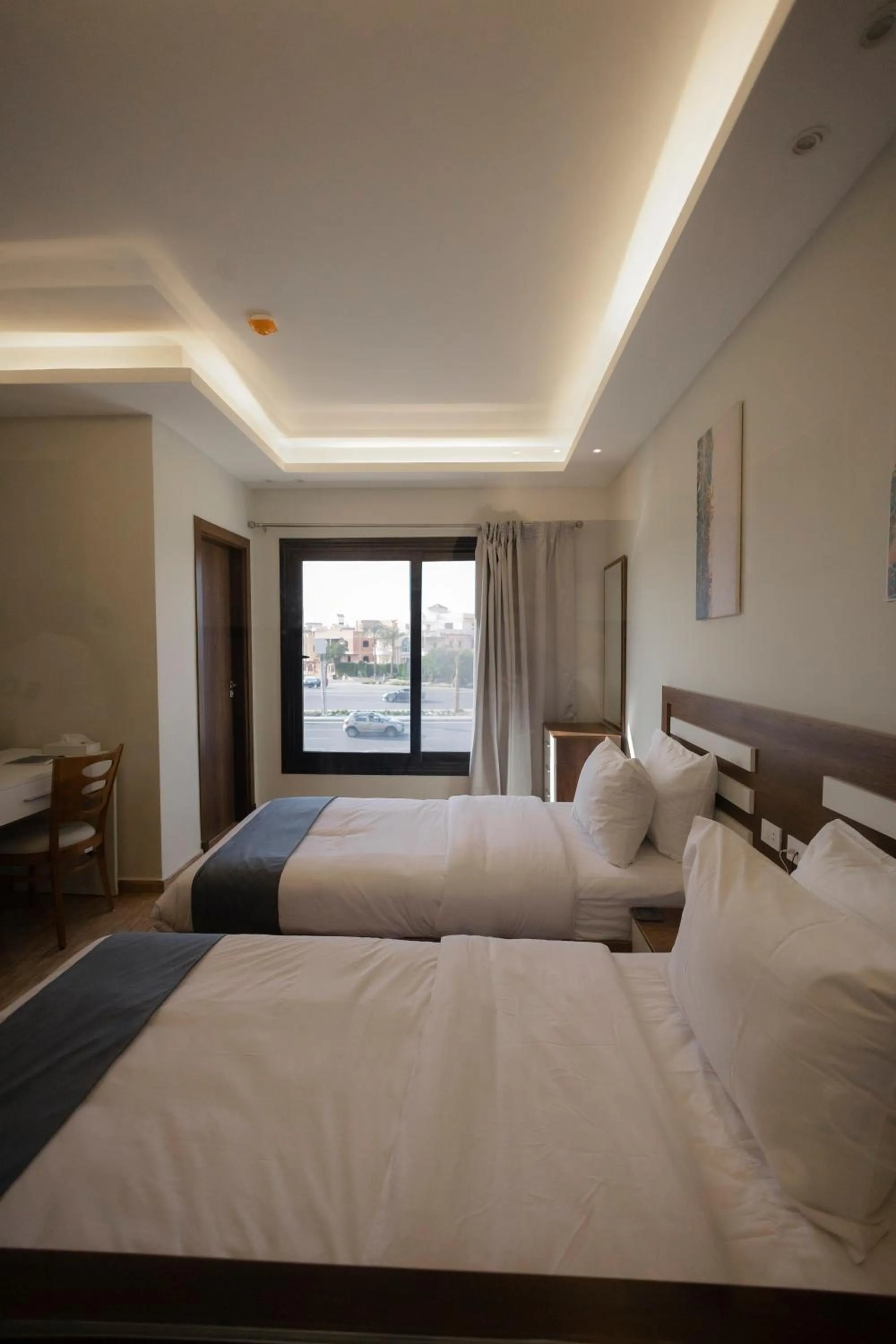 Bedroom, Bed in Royal Inn Residence New Cairo