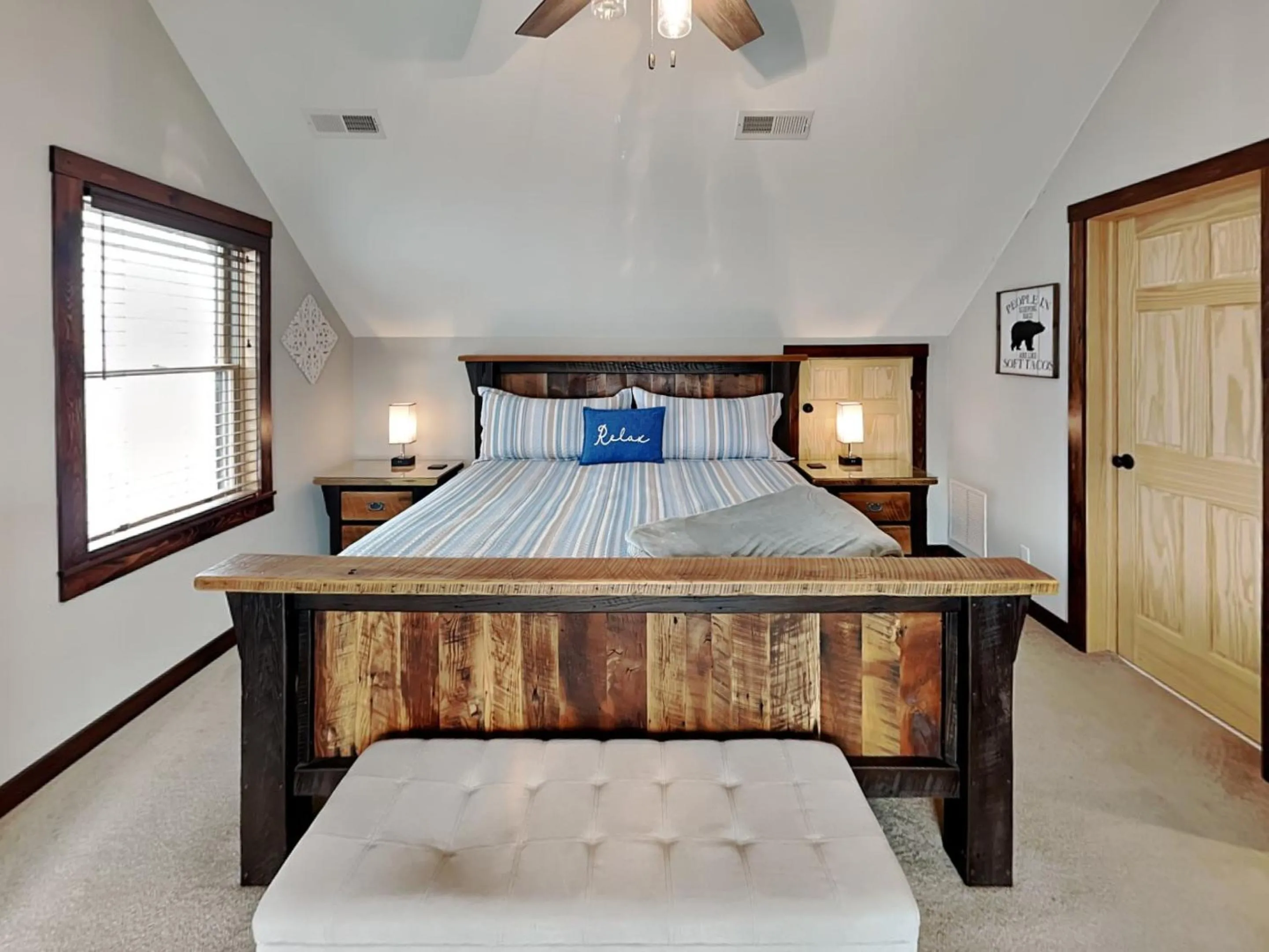 Bed in A Lil Slice of Heaven