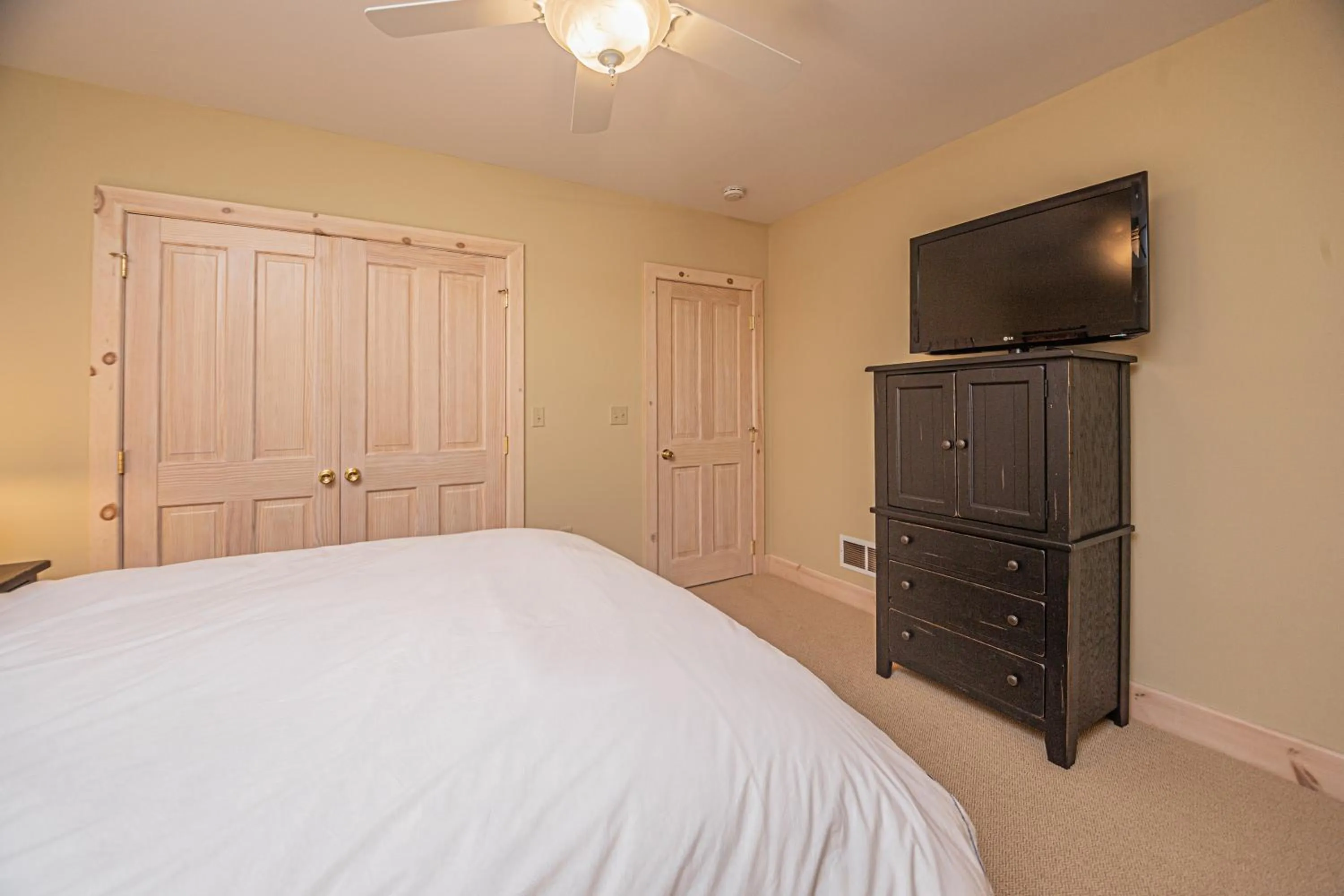 Property building, Bed in Play-A-Way Chalet