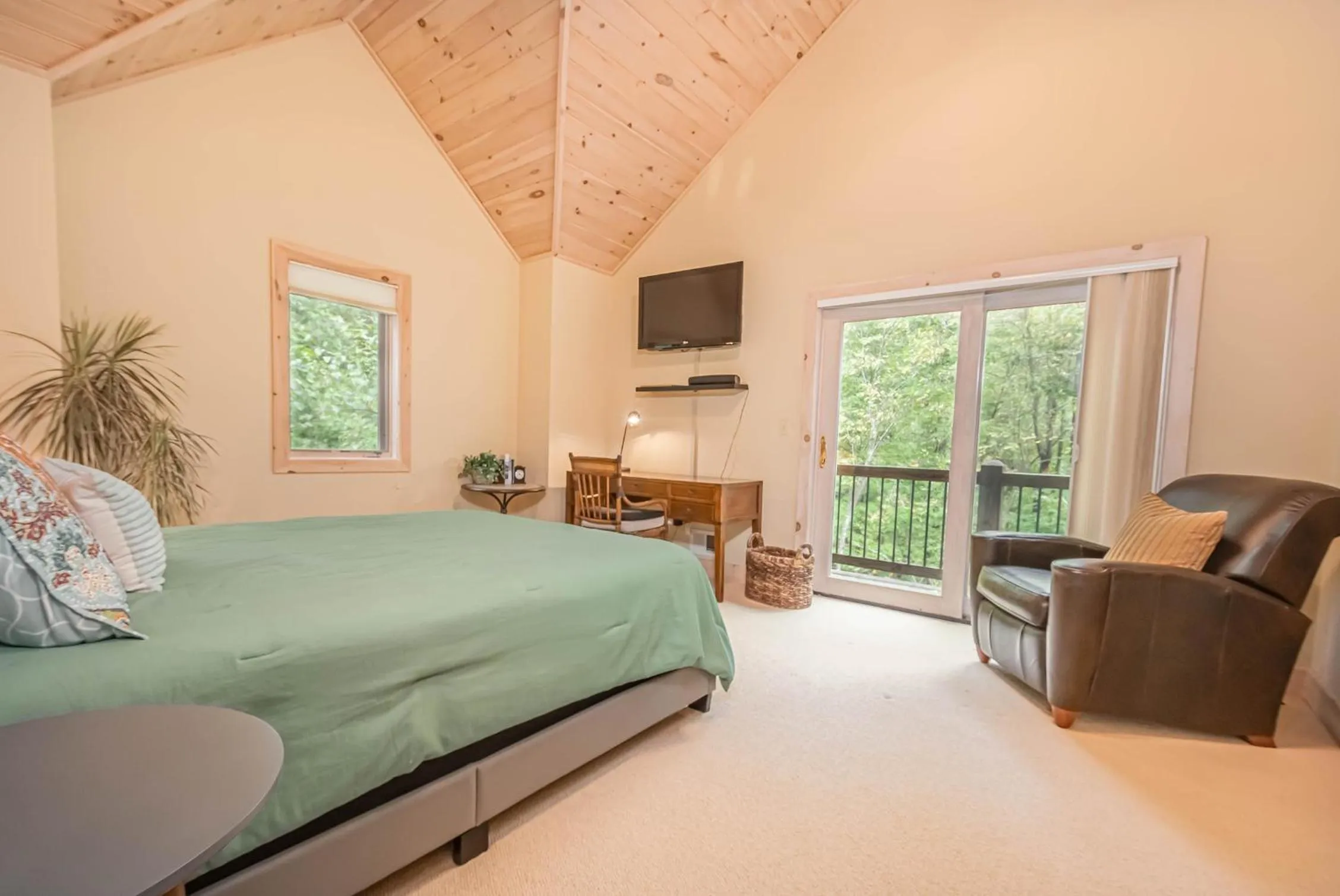 Property building, Bed in Play-A-Way Chalet