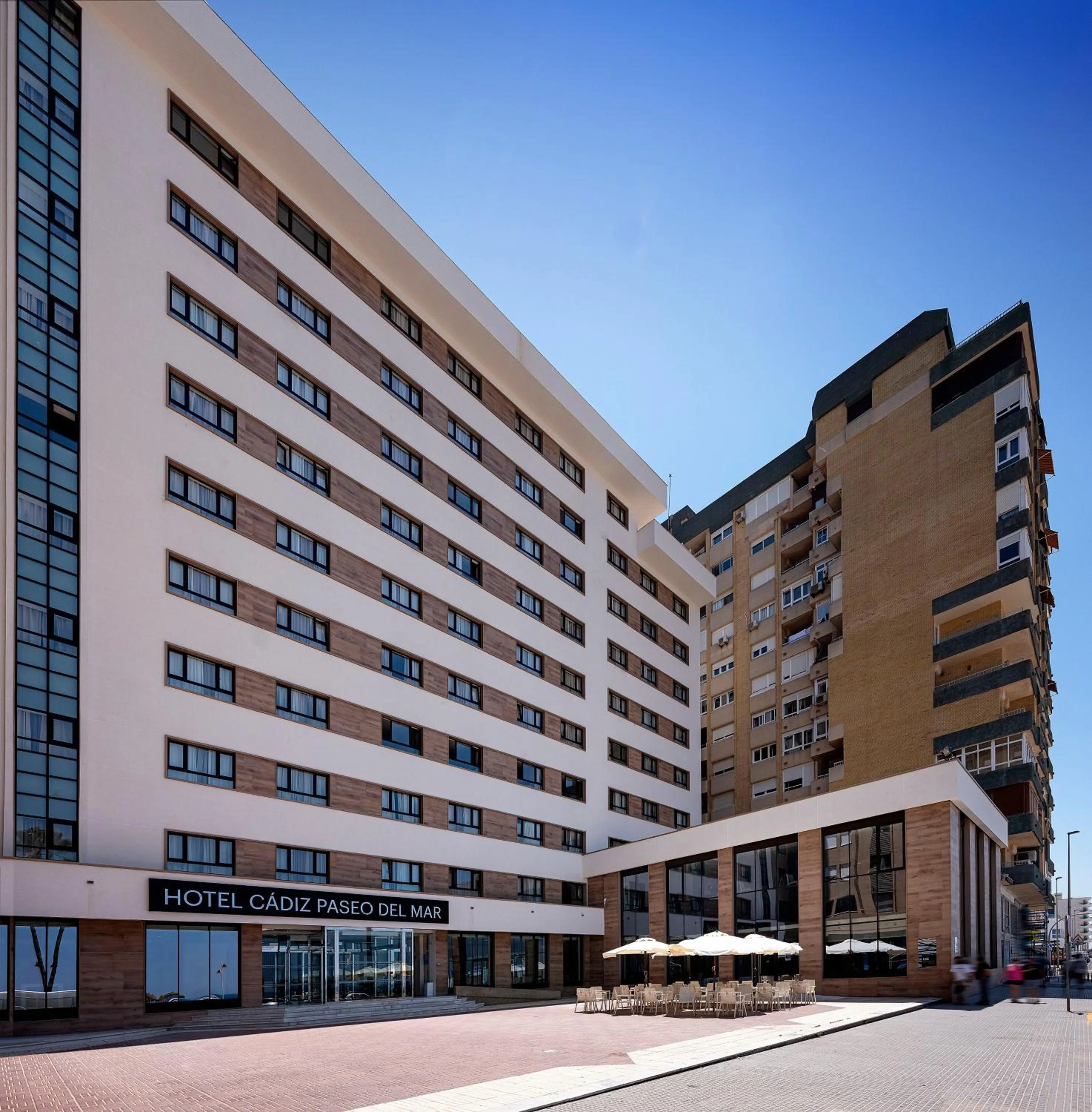 Property building in Hotel Cádiz Paseo del Mar, Affiliated by Meliá