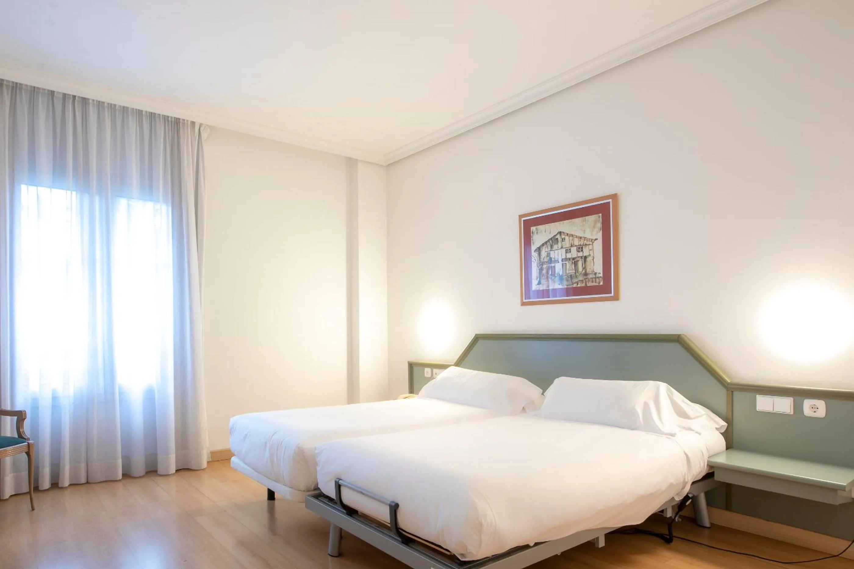 Facility for disabled guests, Bed in Hotel Urdanibia Park