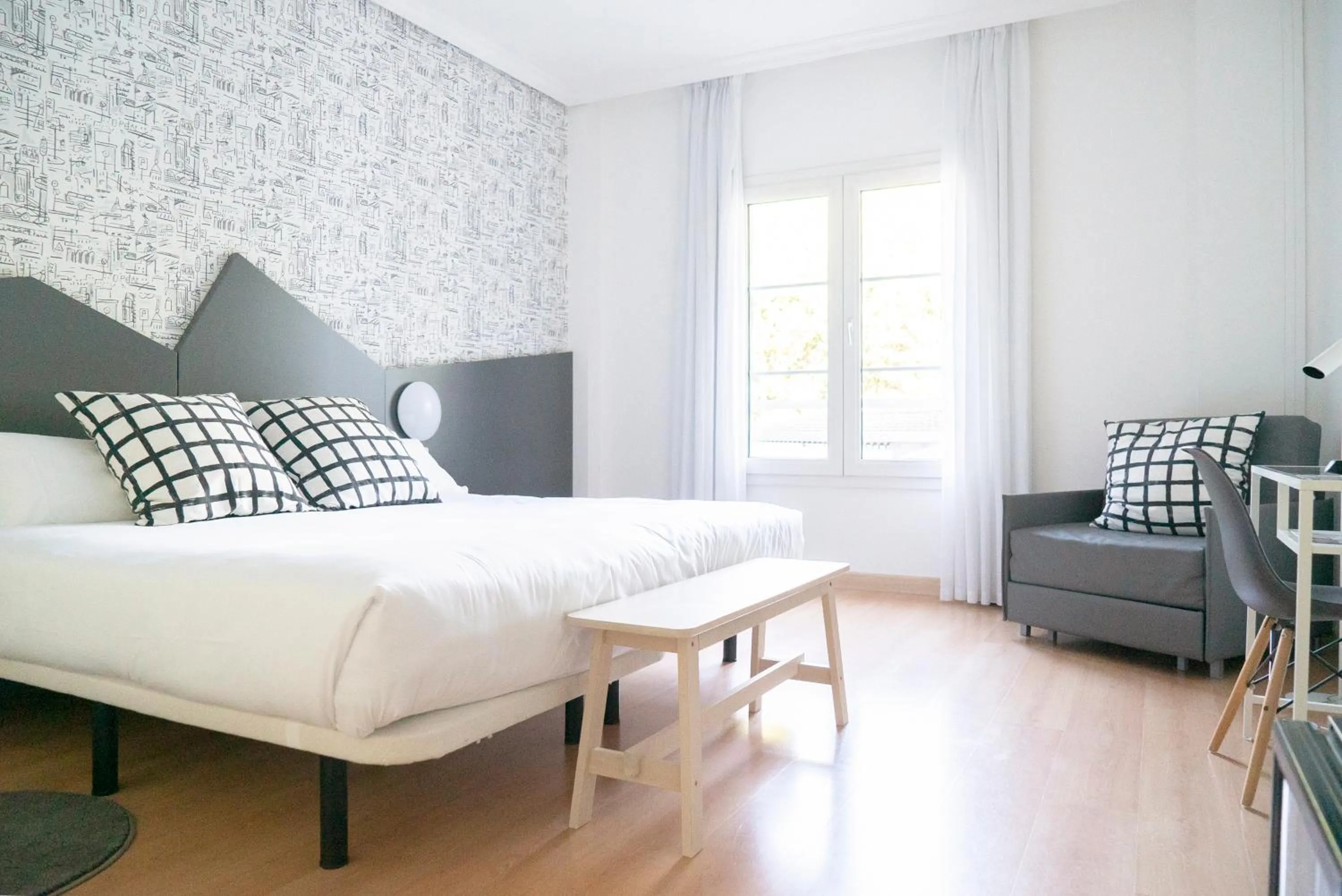 Bed in Hotel Urdanibia Park